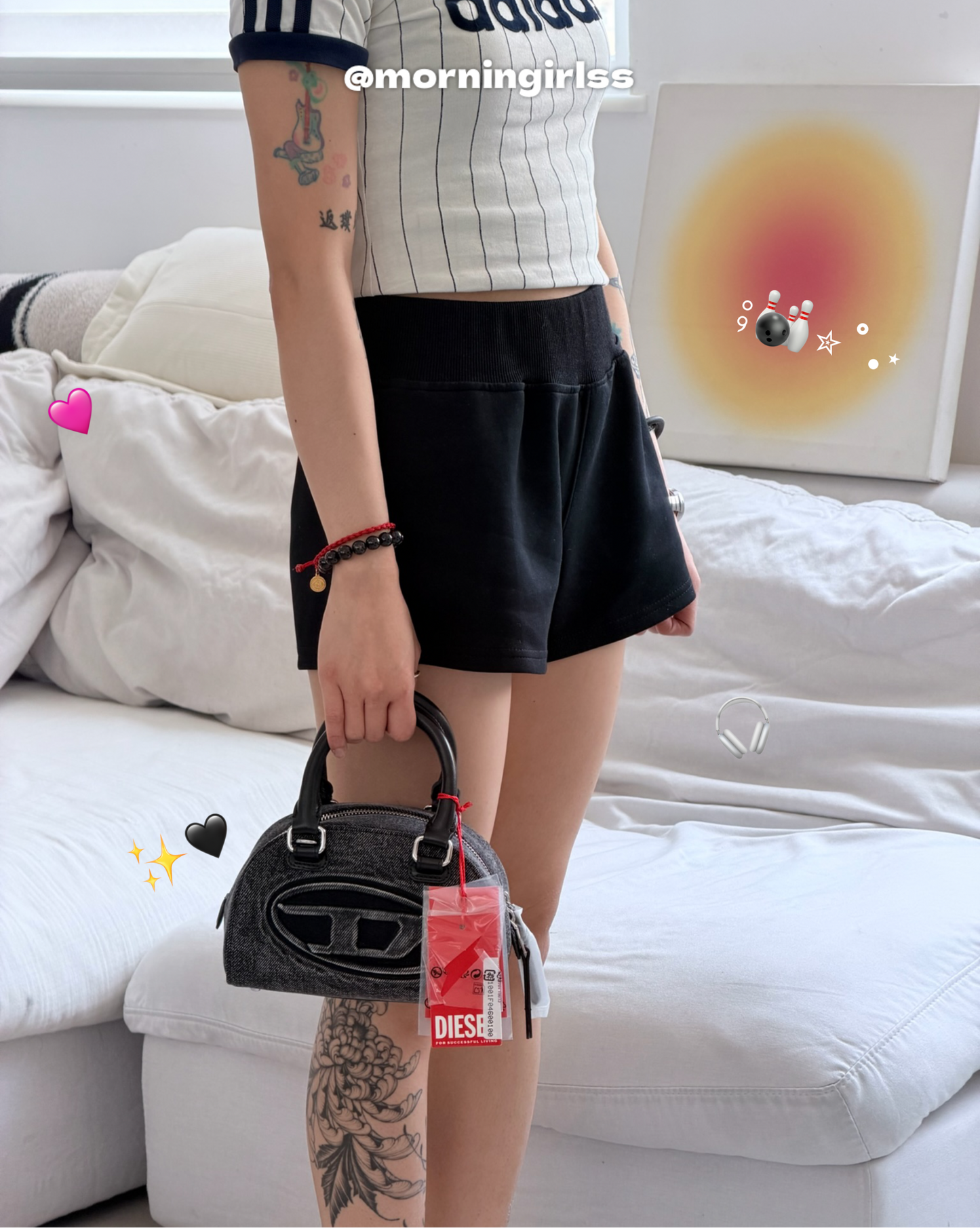 Diesel 1DR Dome-Mini Bowling Bag [超可愛保齡球袋連斜孭肩帶🎳!]