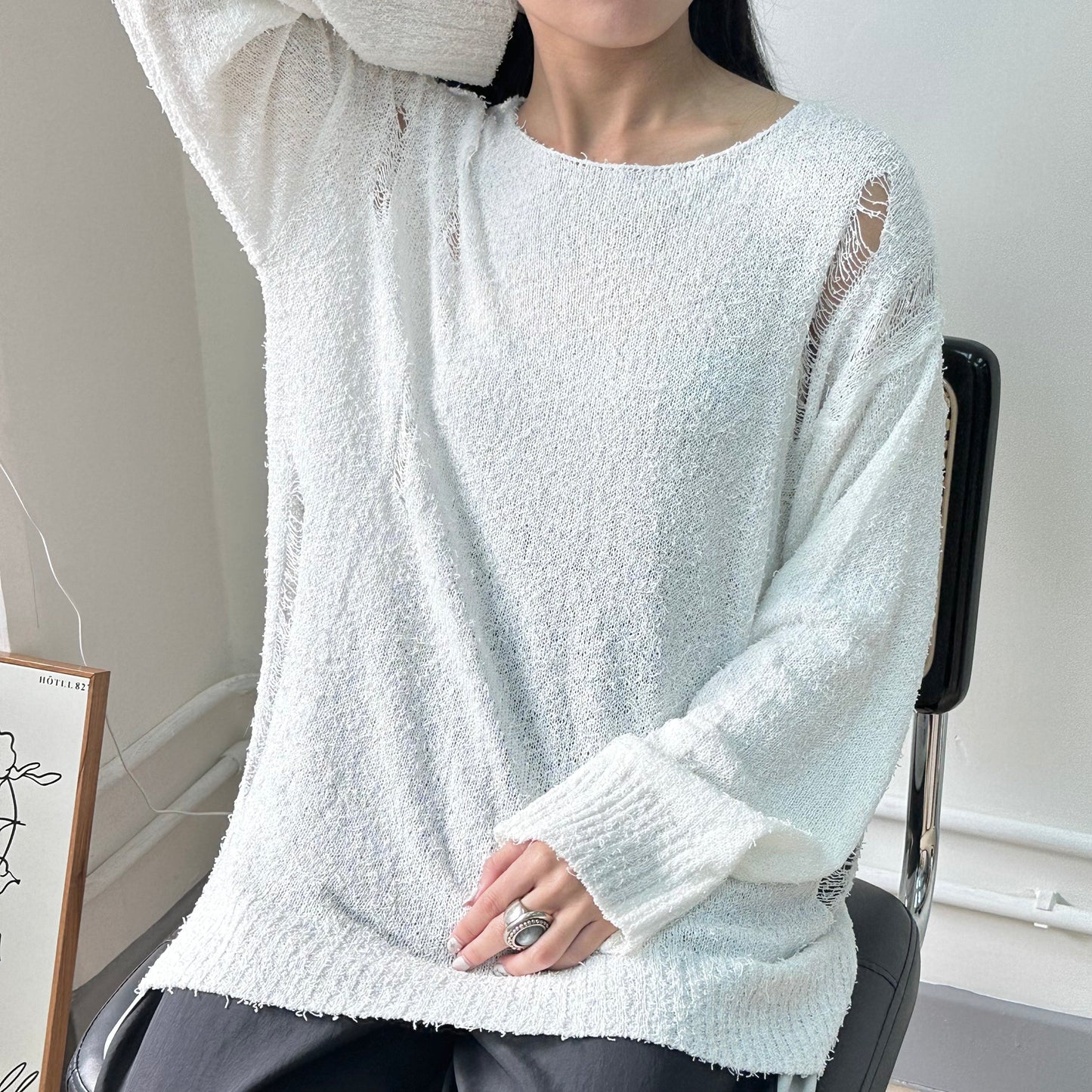 Irregular Knitted Long Top [門市搬遷清貨限時優惠$149!]