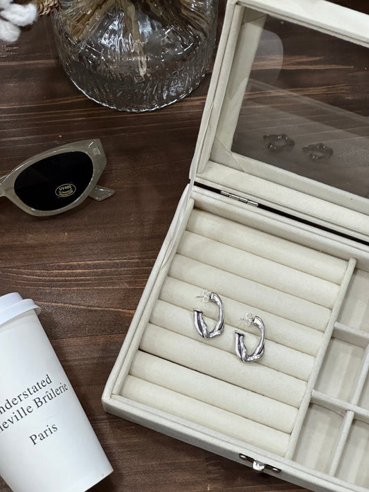 Otro Accesorio 西班牙手工飾物 - Open Oval Earrings