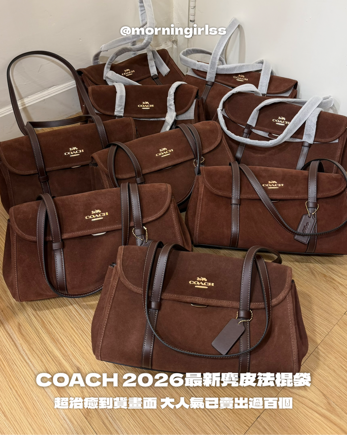 Coach Bridget 超復古翻蓋單肩手袋 [已賣出過百個 專櫃64折 微量現貨完售即止!]