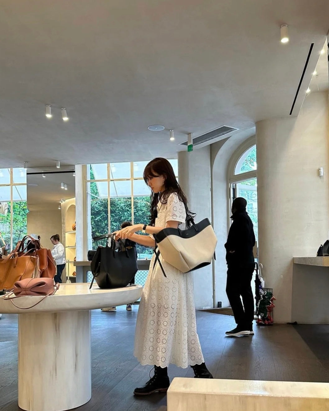 POLENE Cognac Canvas [最新皮革帆布拼色系列！夏日高級感]