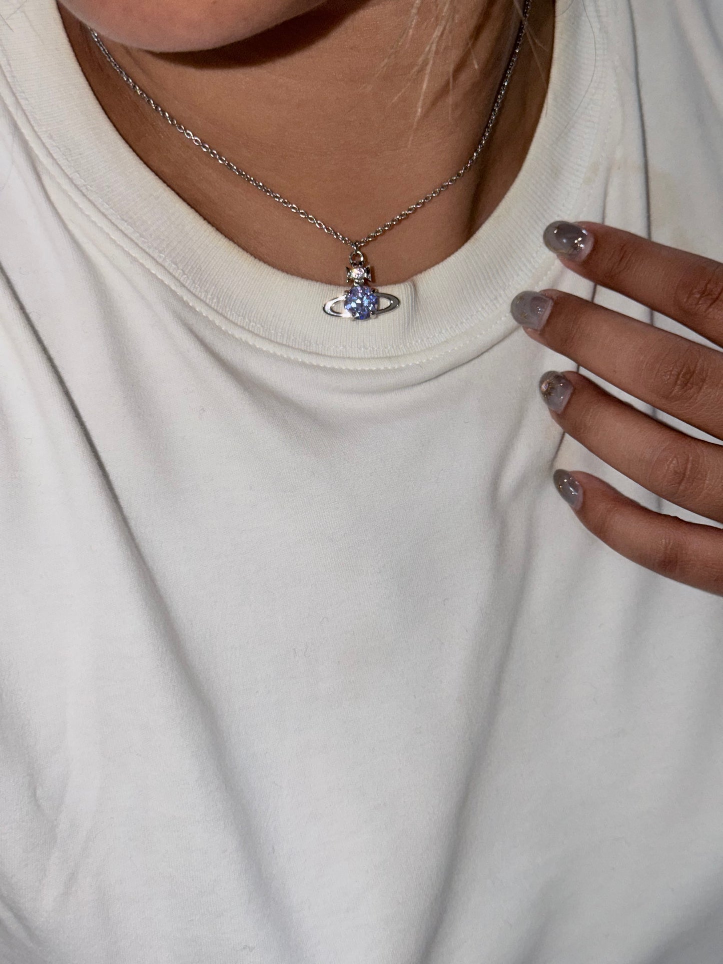 Vivienne Westwood Reina Large Pendant Necklace 2025最新限定薰衣草紫 [最新上架! 大粒鑽超搶眼!]