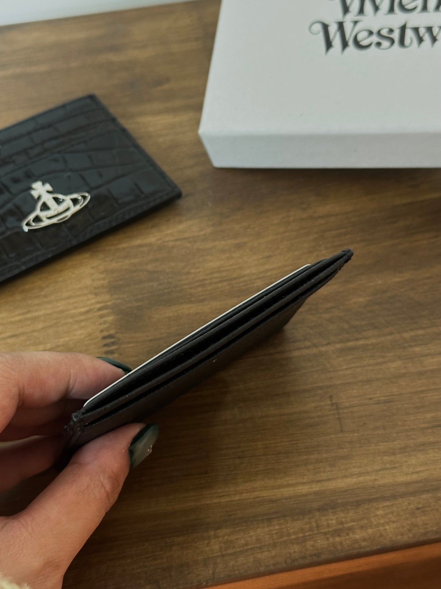 Vivienne Westwood Cardholder 復古金十字紋