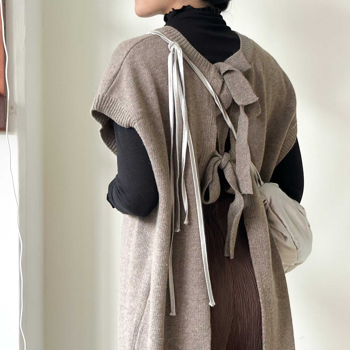 2-Ways Ribbon Knitted OPS [超日系!!] [門市搬遷清貨限時優惠$99!]