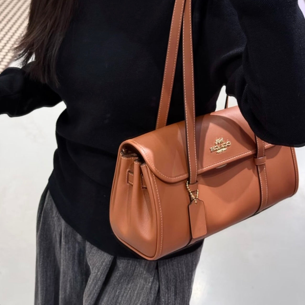 Coach Bridget 超復古翻蓋單肩手袋 [已賣出過百個 專櫃64折 微量現貨完售即止!]