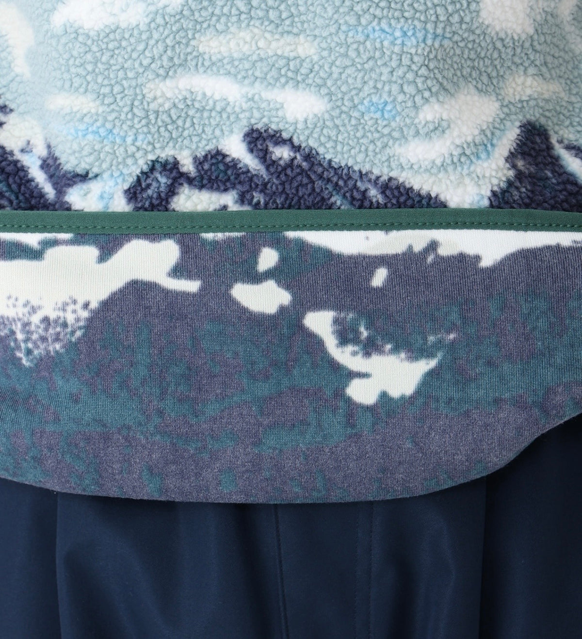 Columbia Blue Mountain Fleece (Helvetia II Print Half Snap Fleece)