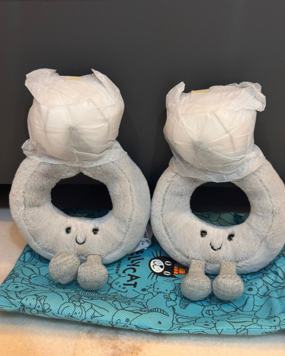 Jellycat Diamond Ring [求婚訂婚禮物推介］