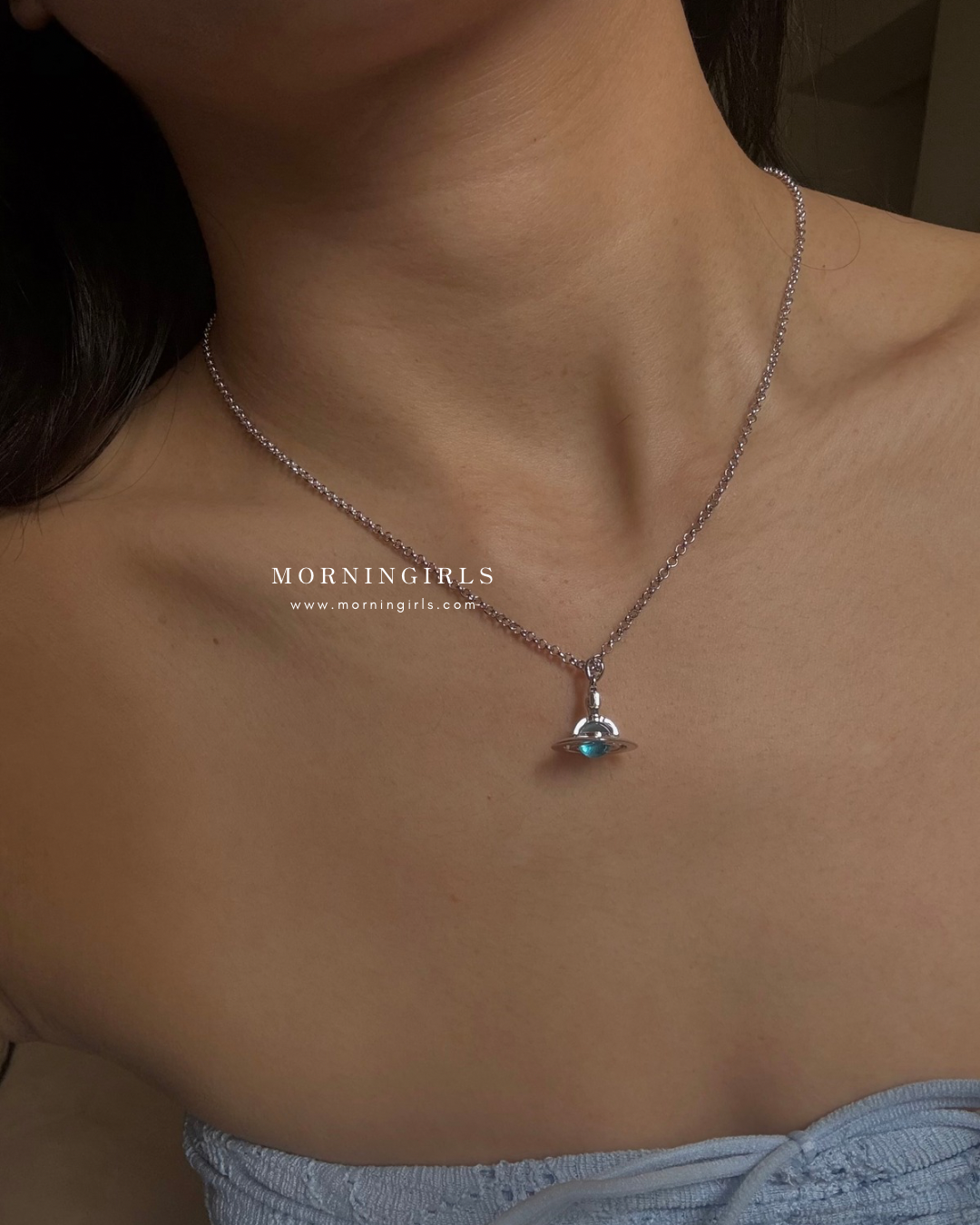 Vivienne Westwood ORB Pendant Crystal Necklace 藍色 [復刻版絕美藍色ORB!]