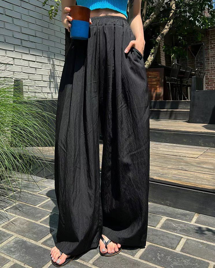 [KRPT003] 索索涼感闊褲［全橡筋腰 超舒服!］