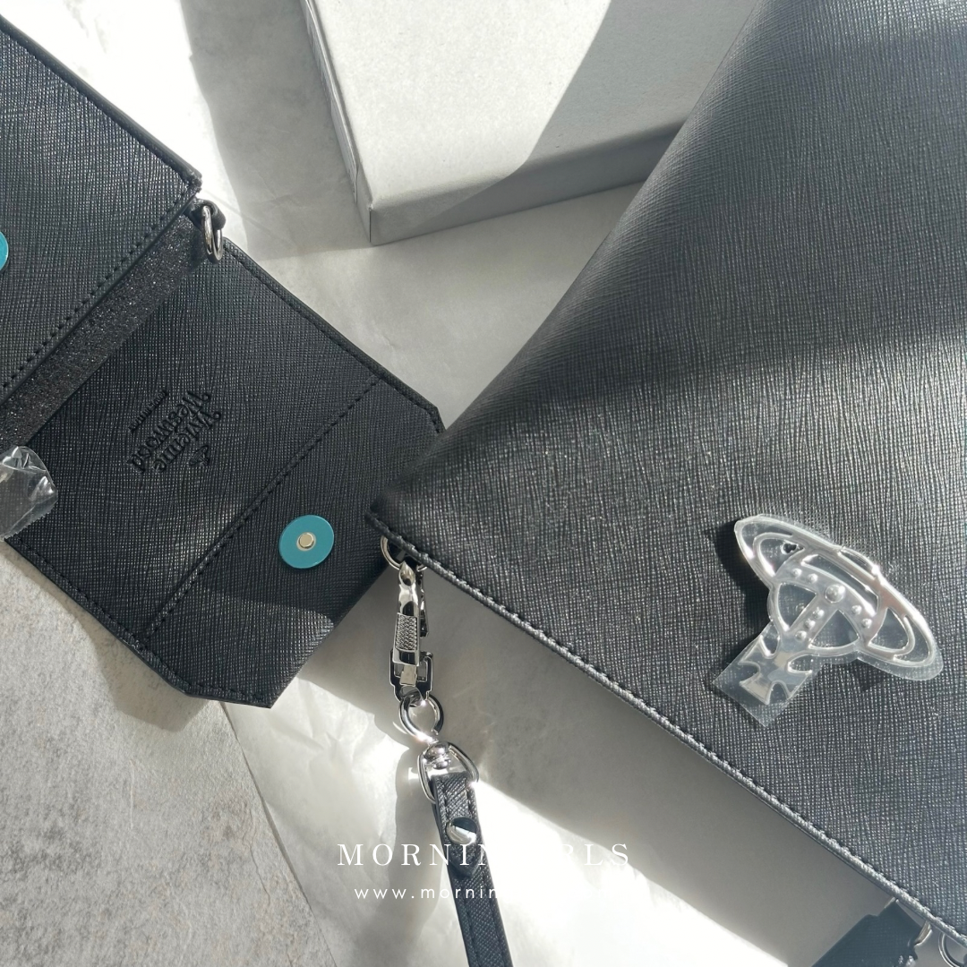 Vivienne Westwood Phone Bag 黑色十字紋
