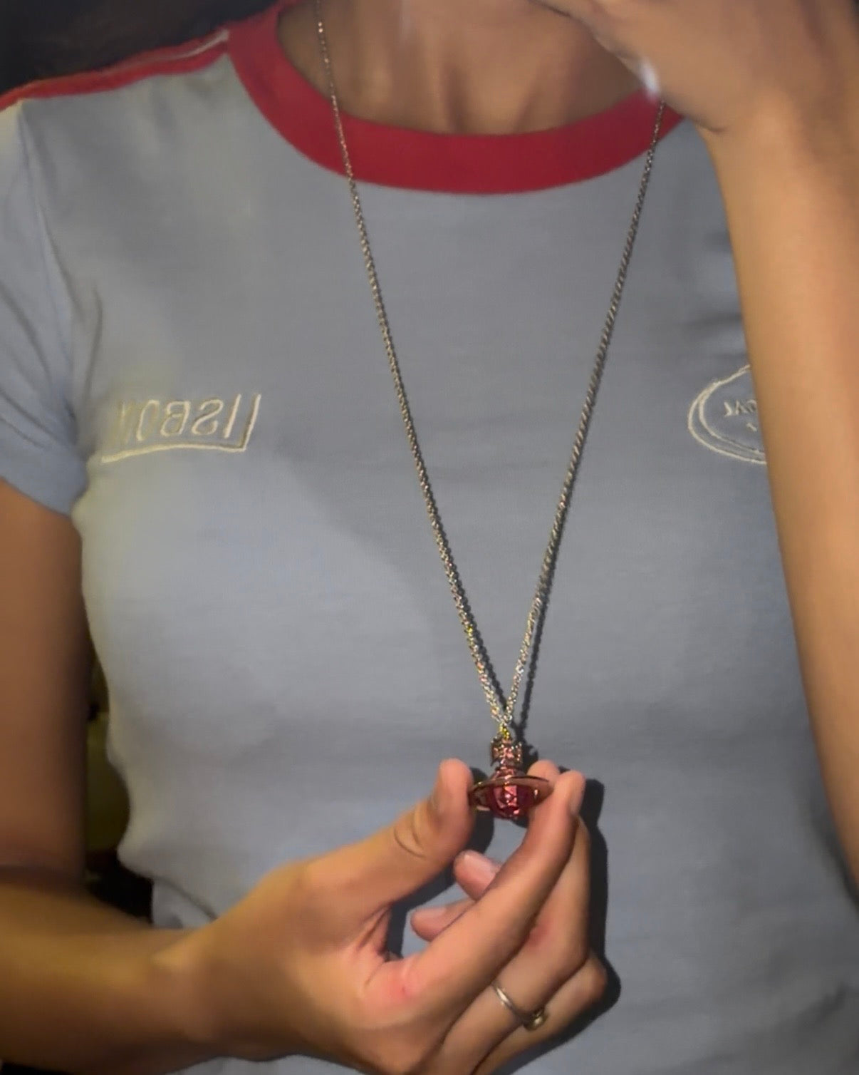 Vivienne Westwood ORB Pendant Necklace 情人節限定粉紅立體星球 [已停產 完售即下架]