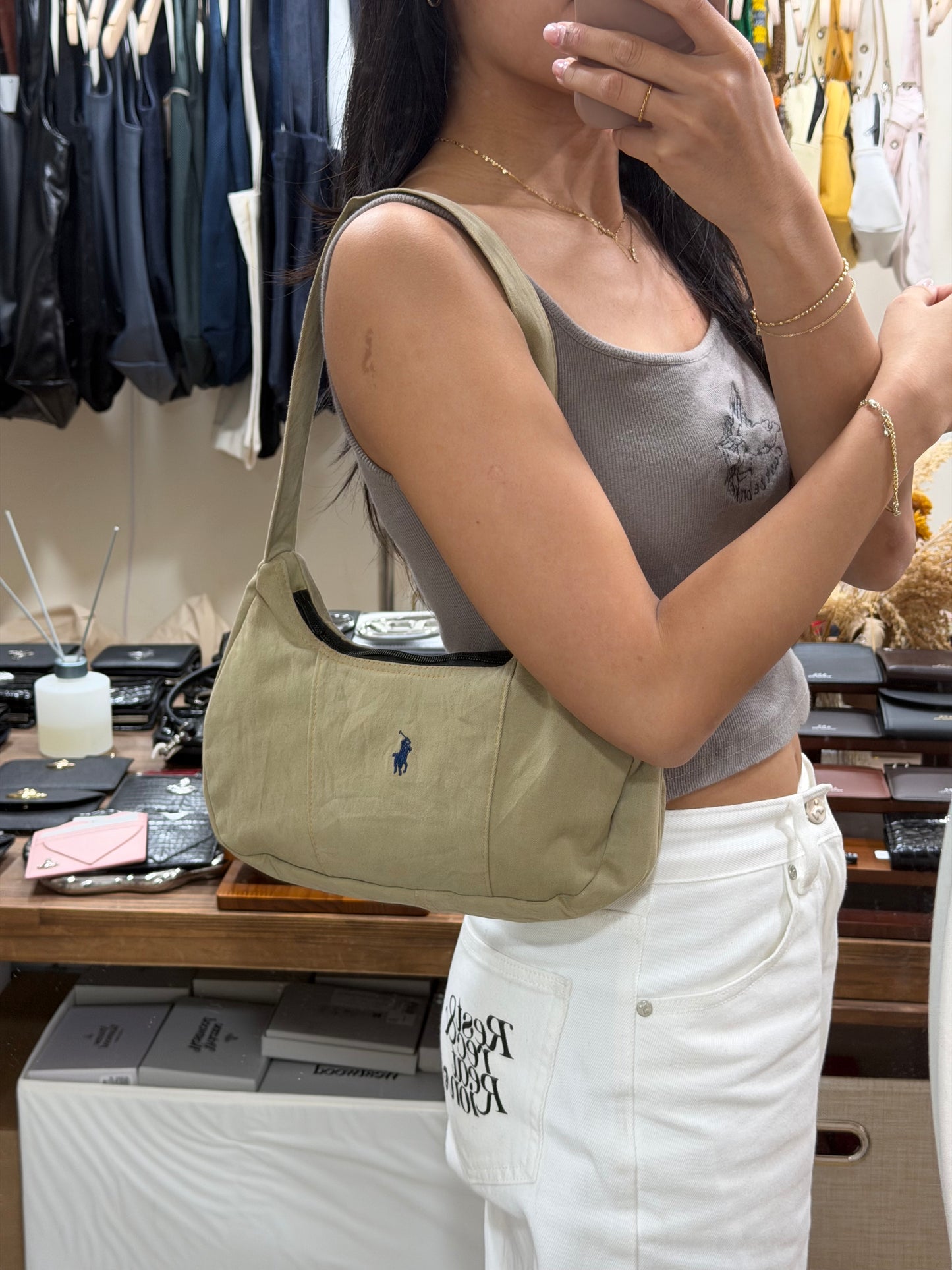 Thailand Remade Vintage Shoulder Bag [Polo款$199🌴獨一無二每款只有1個]