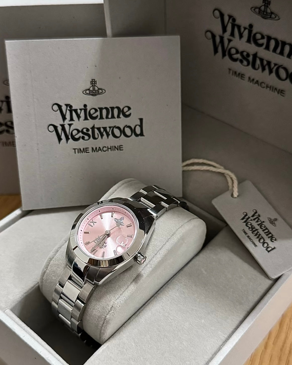 Vivienne Westwood Fenchurch Watch 29mm 冰莓粉 [小手腕推介!]