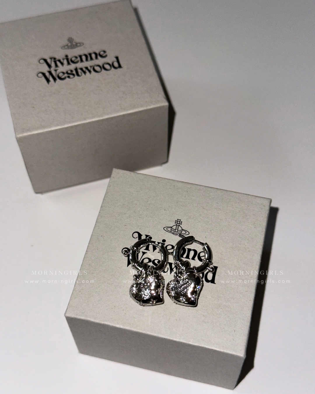 Vivienne Westwood Lee Earrings 超美閃石立體心心耳環 極推薦! [限量新品優惠中 星期日完!]