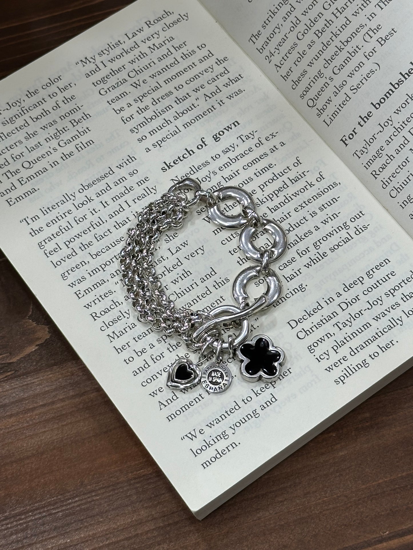 Otro Accesorio 西班牙手工飾物 - Flower Heart Bracelet [大人氣! 超推薦必買!]