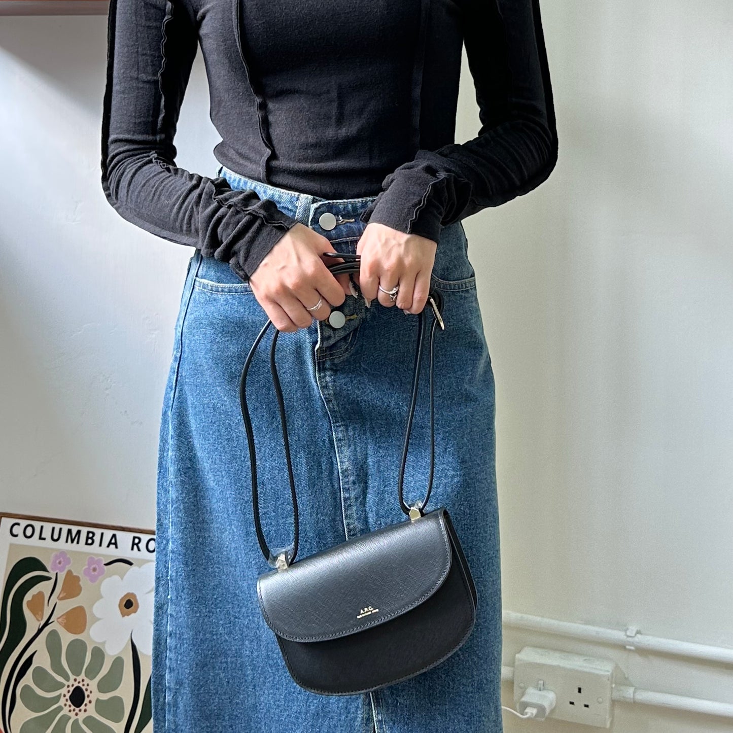 A.P.C. Geneve Bag 馬鞍包 [MINI] [黑色復古啡折扣中!]