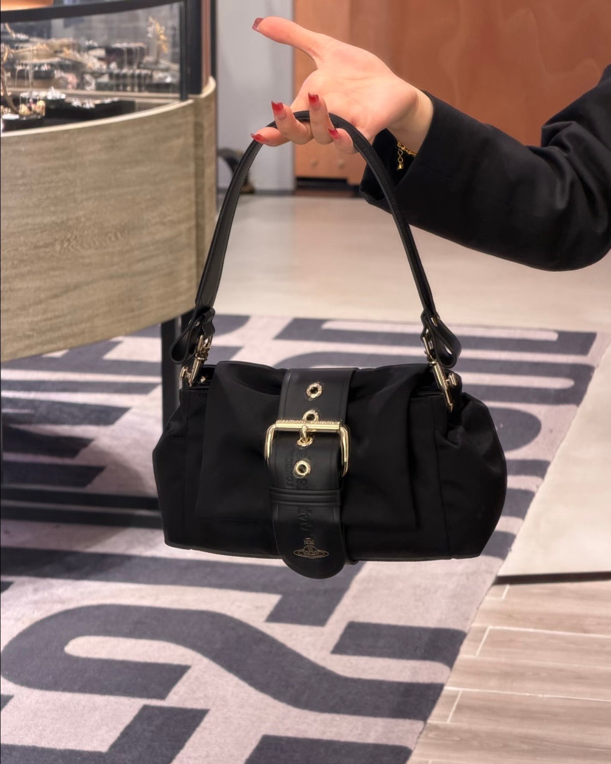 Vivienne Westwood Hazel Treasure Handbag 尼龍金扣腋下袋 [2026最新春夏限定款 不接急單預訂時間較長］