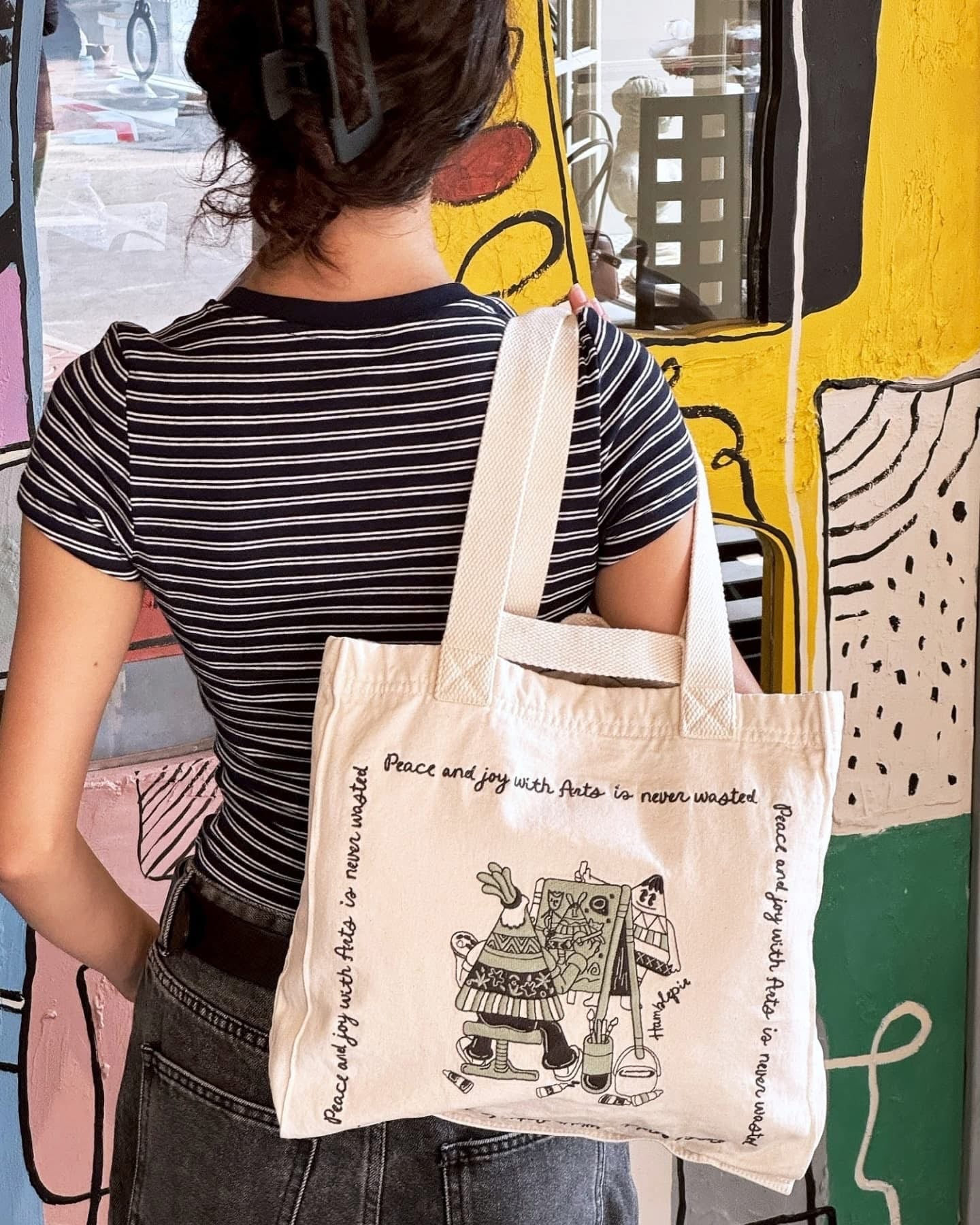 Hamblepie 泰國自家品牌 - Painting Party Tote Bag［最新上架!］