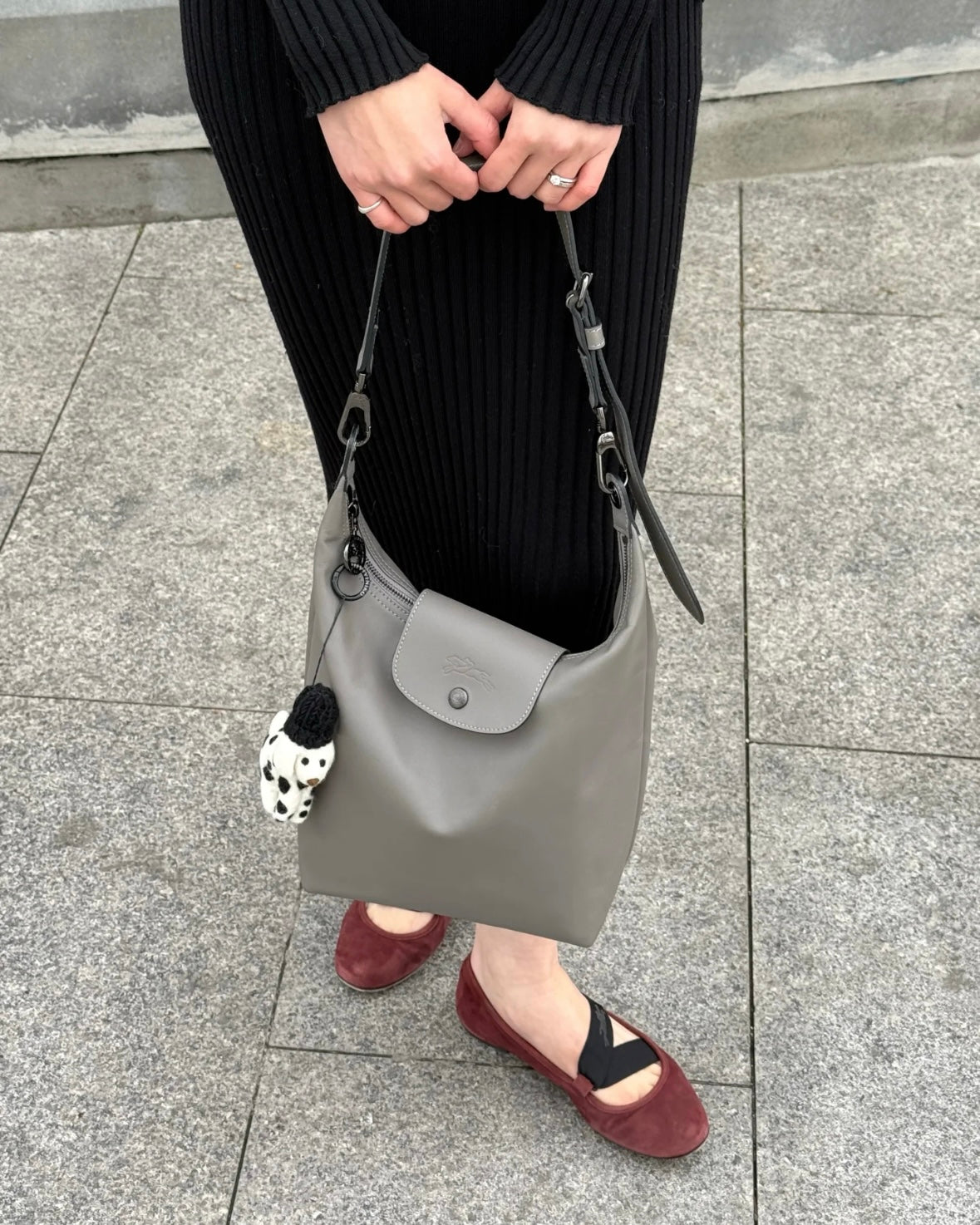 LONGCHAMP Le Pliage Xtra M Shoulder Bag 真皮系列［新款直身系列!］