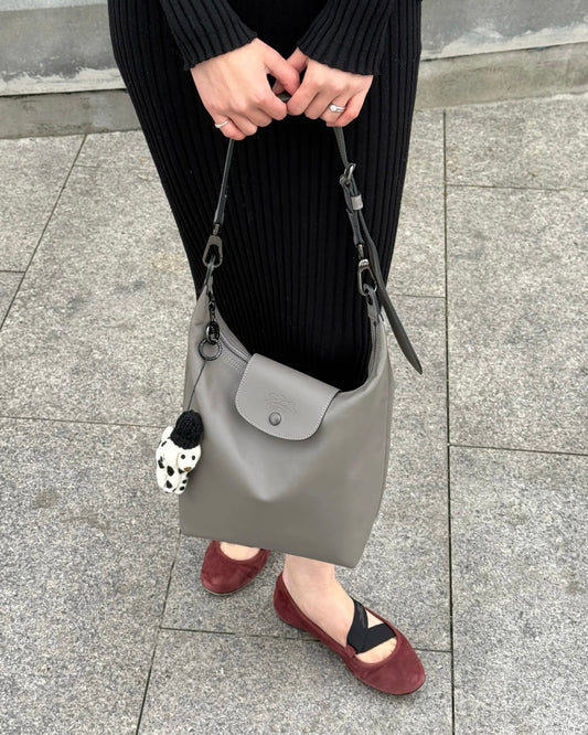LONGCHAMP Le Pliage Xtra M Shoulder Bag 真皮系列［新款直身系列!］