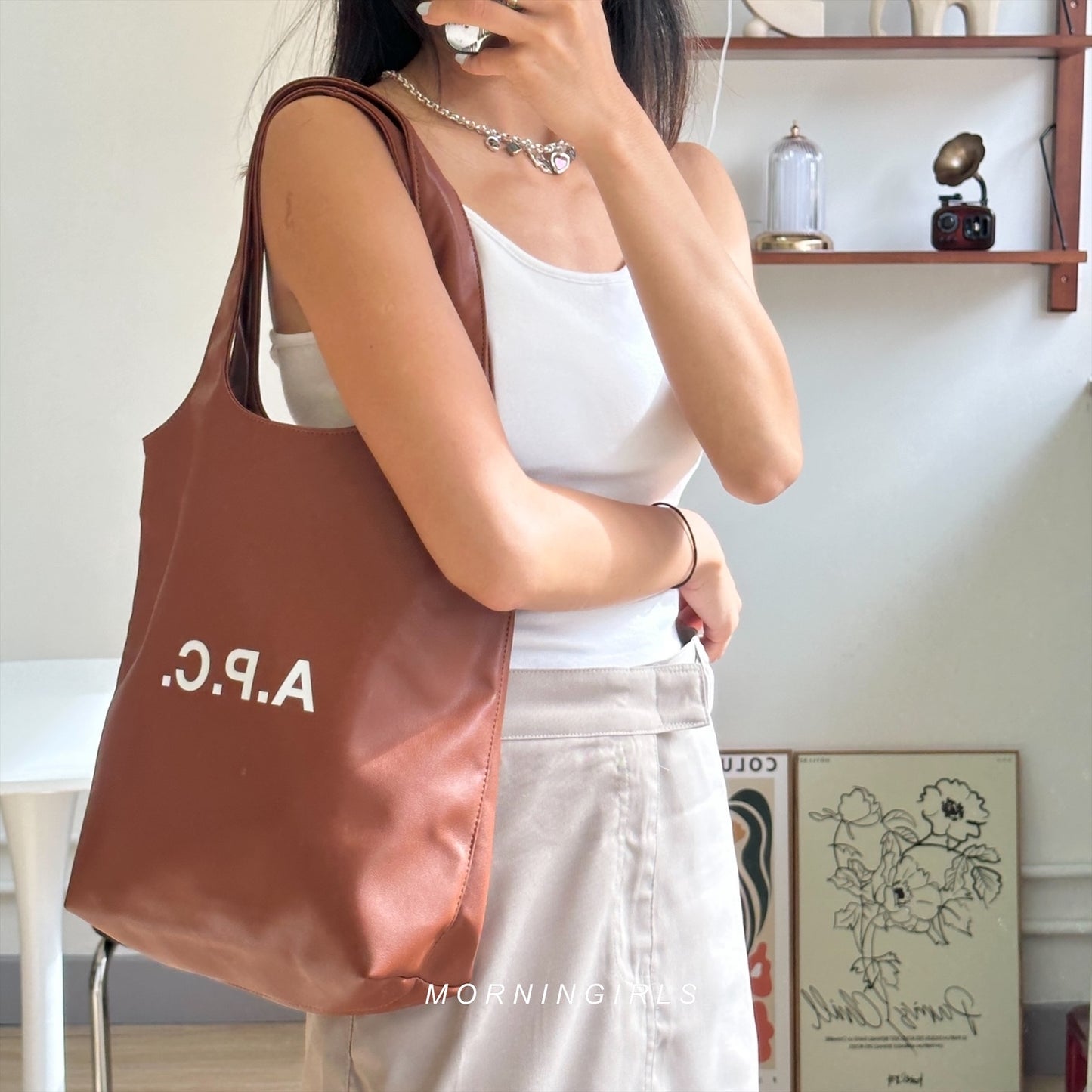 A.P.C. Ninon Tote Bag [SMALL] [可放A4尺寸!]