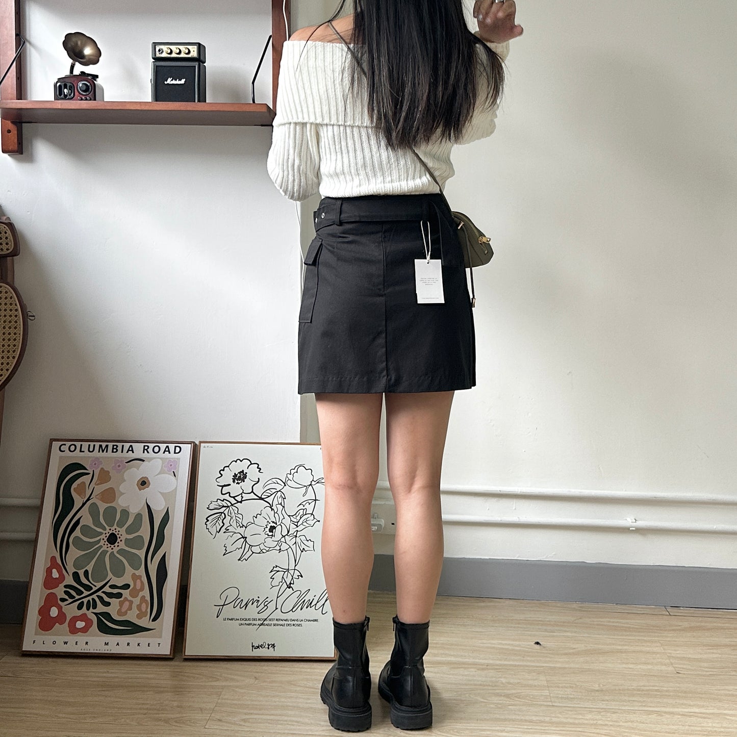 大反領OFF SHOULDER KNITTED TOP [門市搬遷清貨限時優惠$129!]