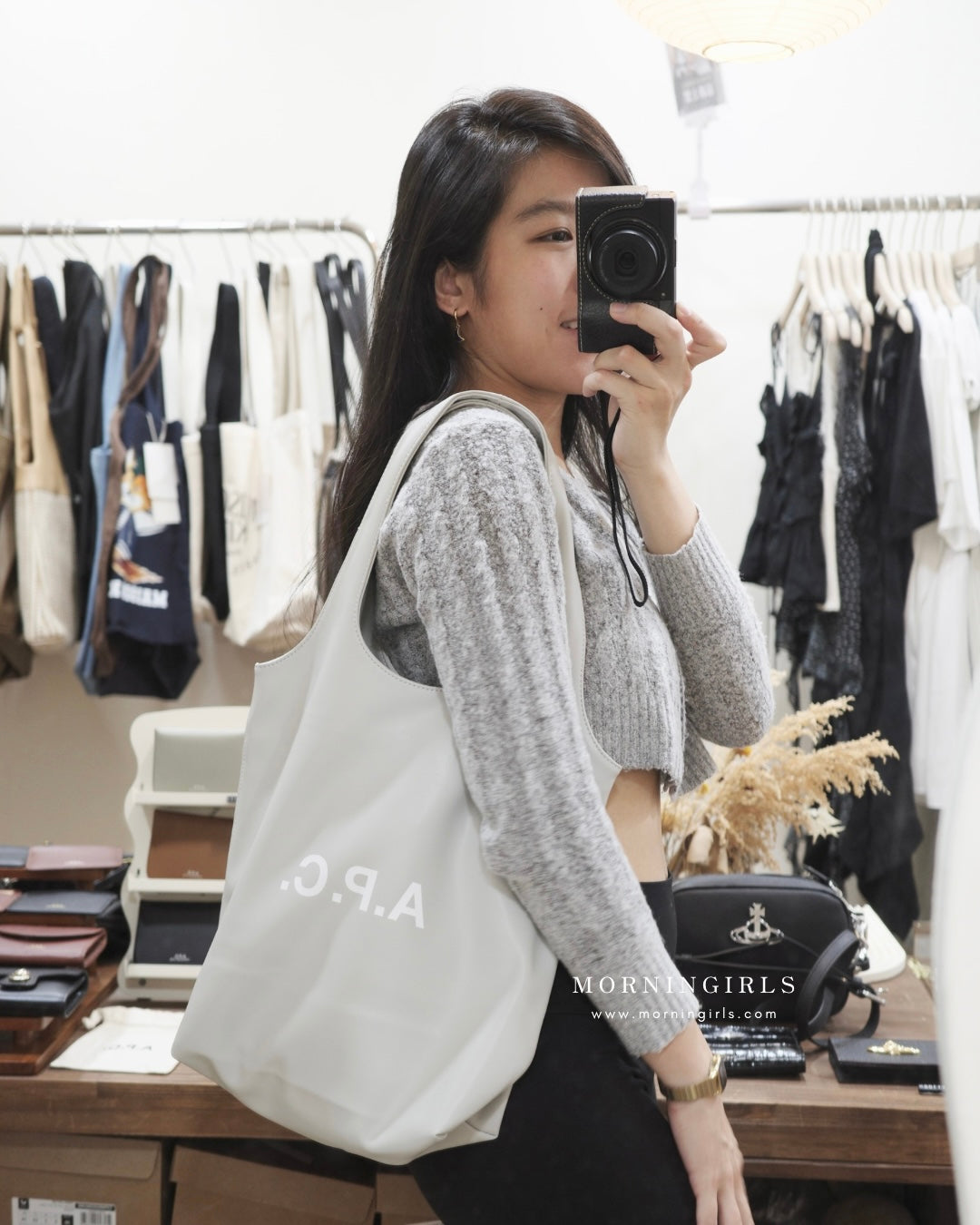 A.P.C. Ninon Tote Bag [SMALL] [可放A4尺寸!]