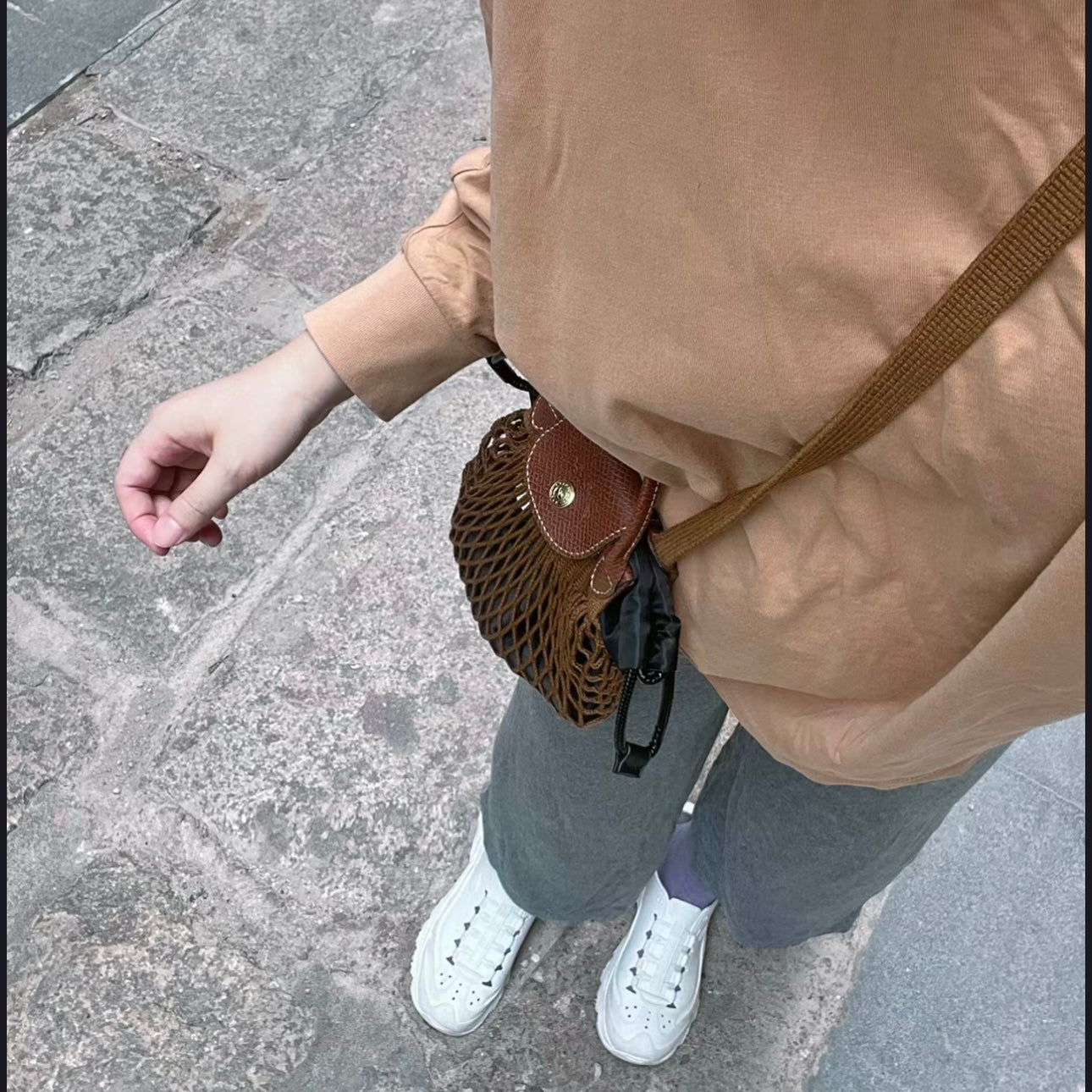 LONGCHAMP Le Pliage Filet [MINI] 漁網編織袋