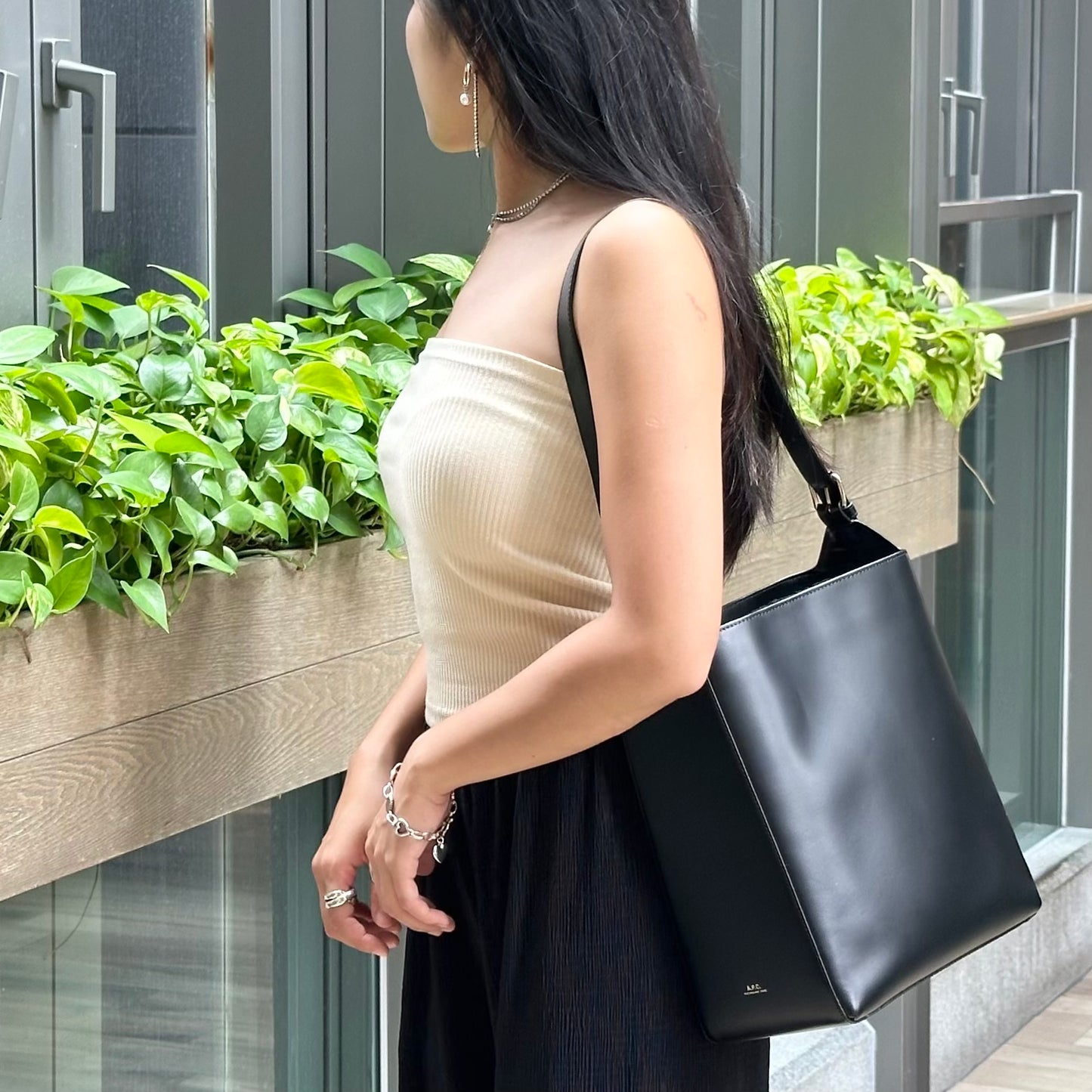 A.P.C. Virginie Bucket Bag 水桶袋 [REGULAR] ［DUSTY PINK年末大折扣中!］