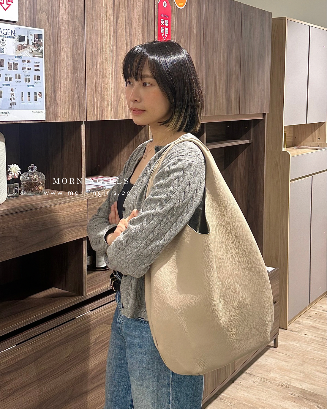 A.P.C. Le Neige Tote Bag 100%真牛皮［多色限時現貨優惠中! 極難補貨!］