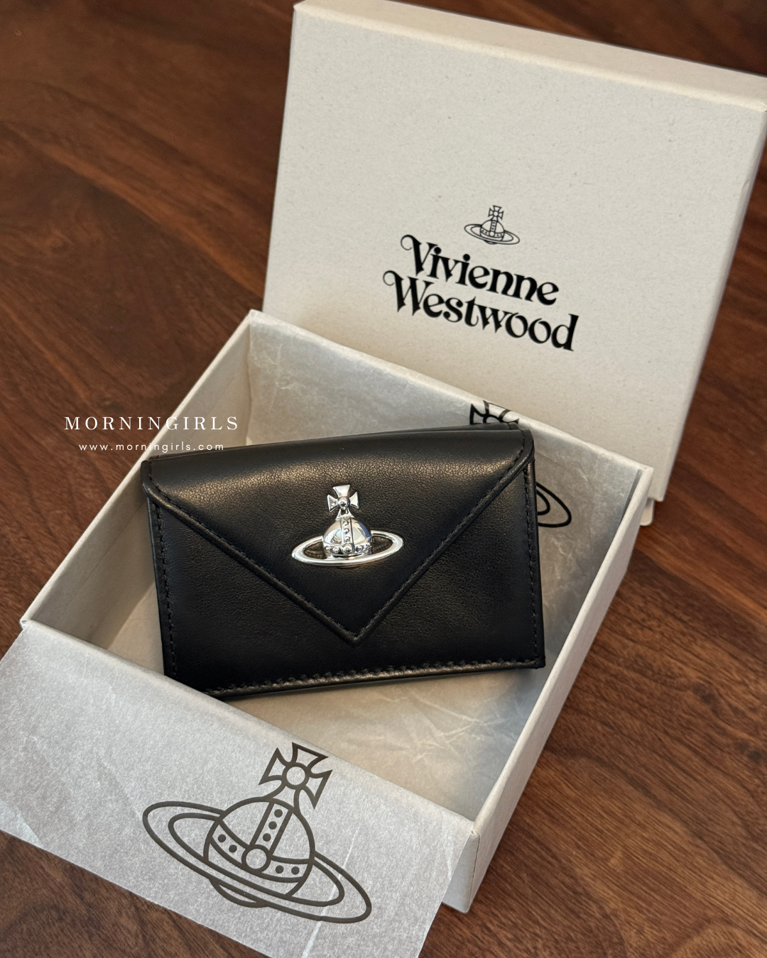Vivienne Westwood Envelope Mini Wallet 掌心小銀包 [最新秋冬奶啡小牛皮 小尺寸銀包推介!]