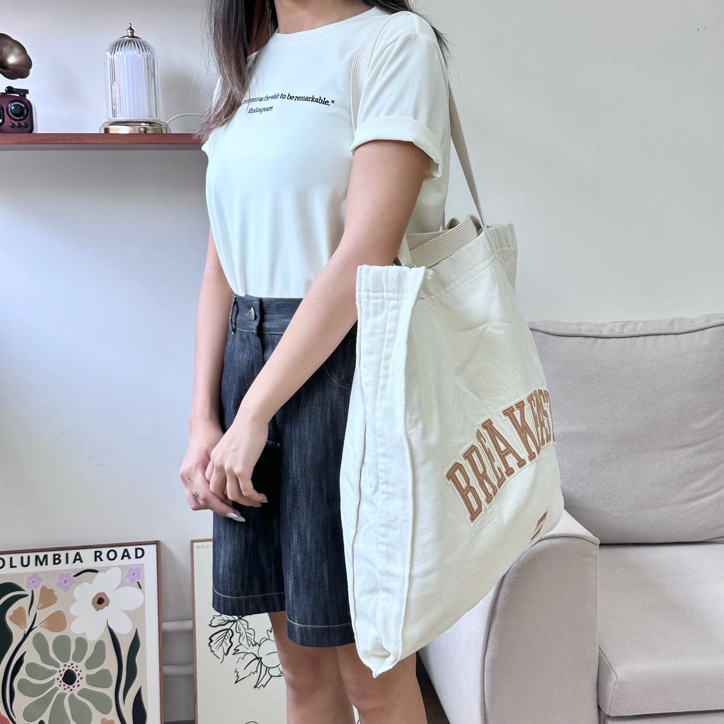 Hamblepie 泰國自家品牌 - Late Sunday Breakfast Big Tote Bag [清貨優惠中!]