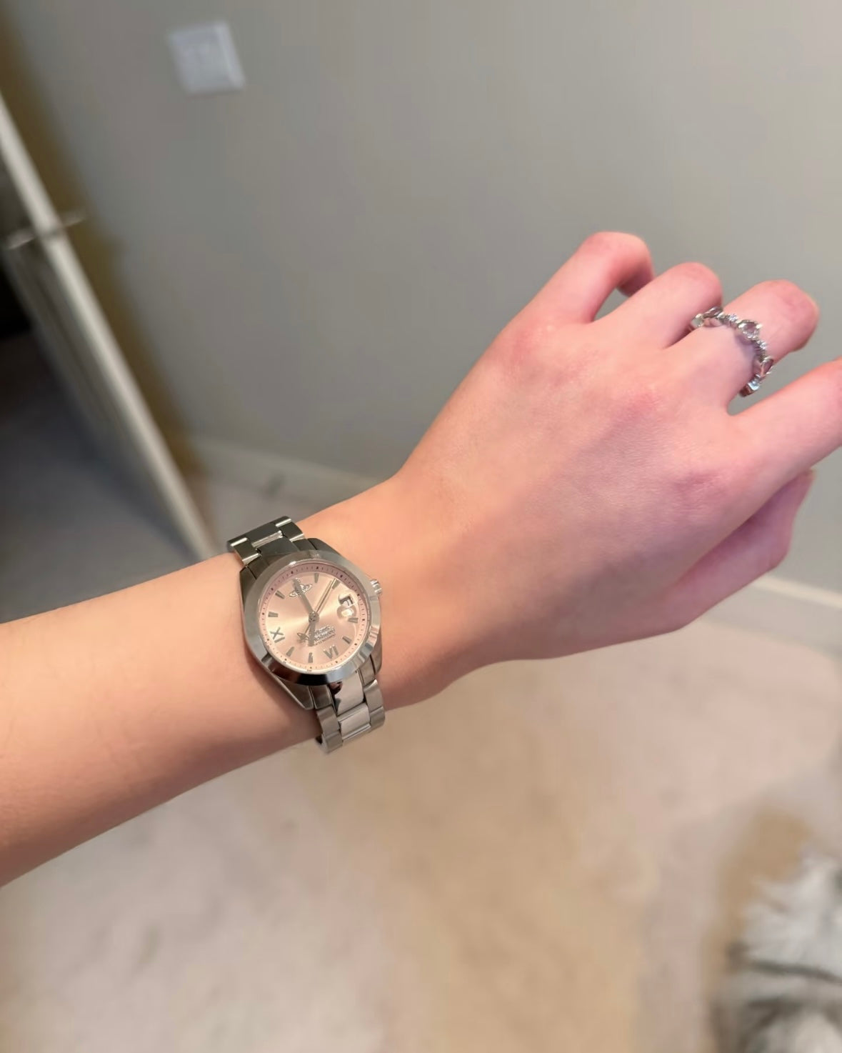 Vivienne Westwood Fenchurch Watch 29mm 冰莓粉 [小手腕推介!]