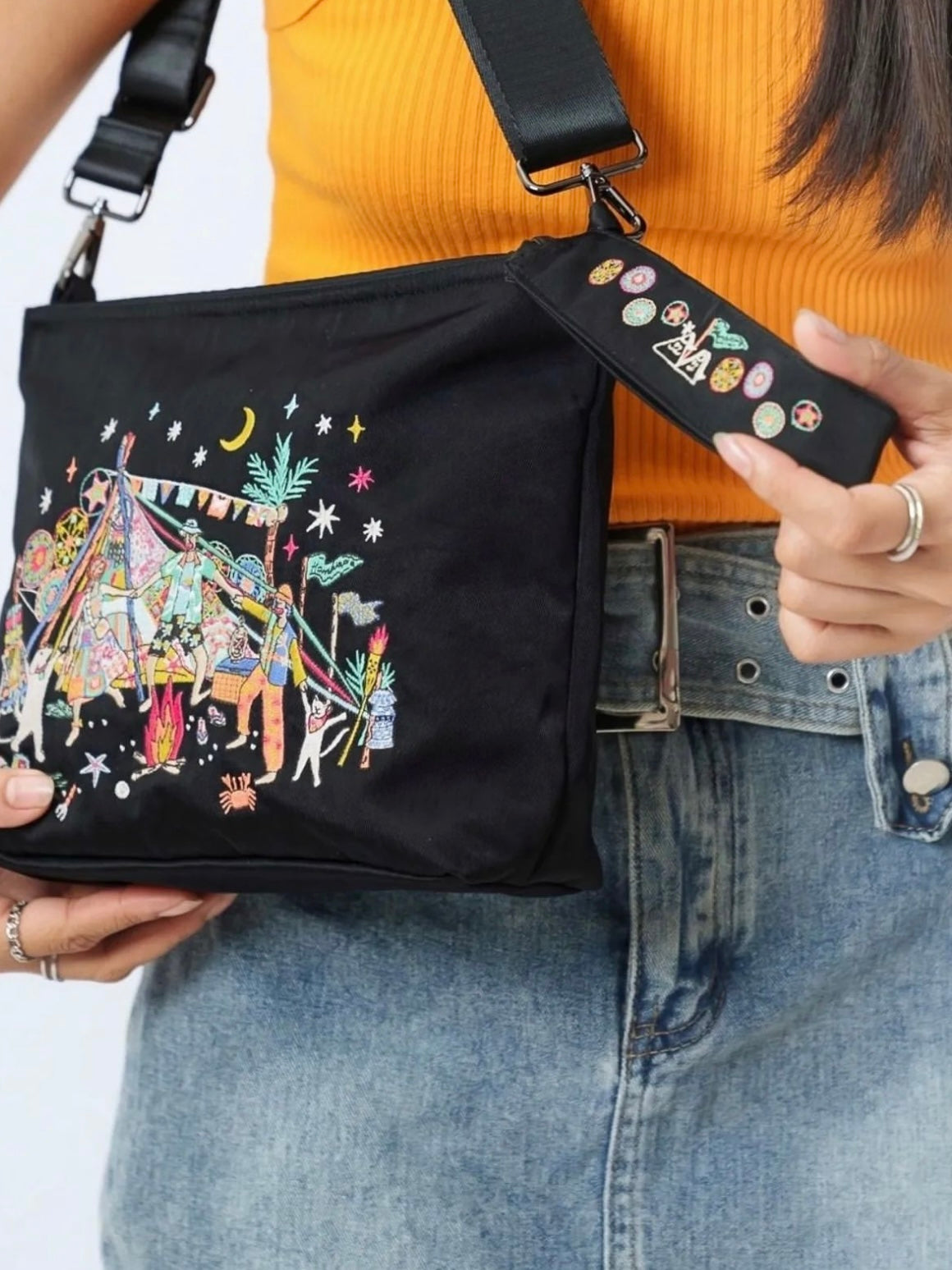 Hamblepie 泰國自家品牌 - Night Party Shoulder Bag with Hand Strap［跣水質料!］