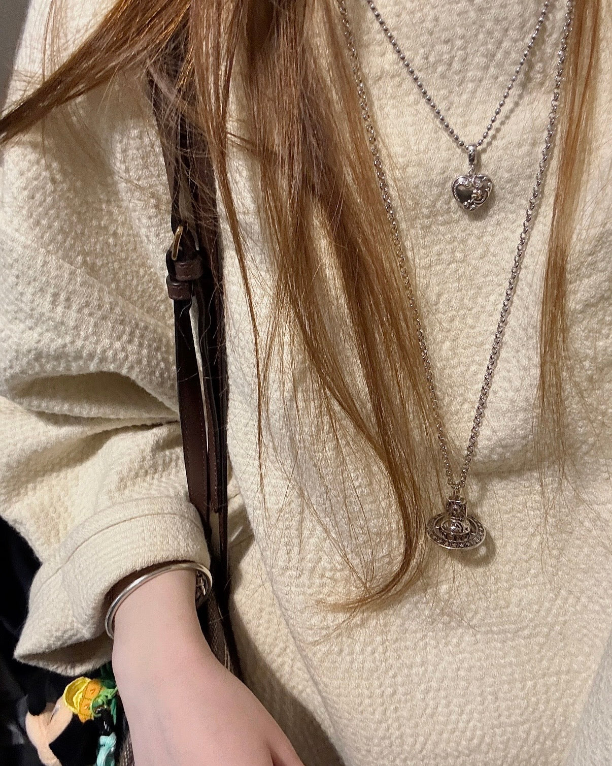 Vivienne Westwood Lancelot Orb Necklace [復古工業風造舊長鏈］