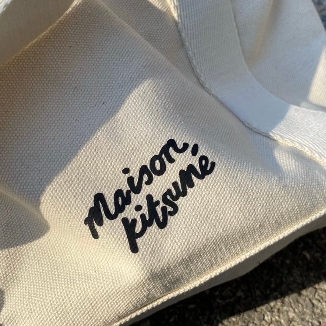 Maison Kitsuné Fox Head Tote Bag 最新狐狸頭
