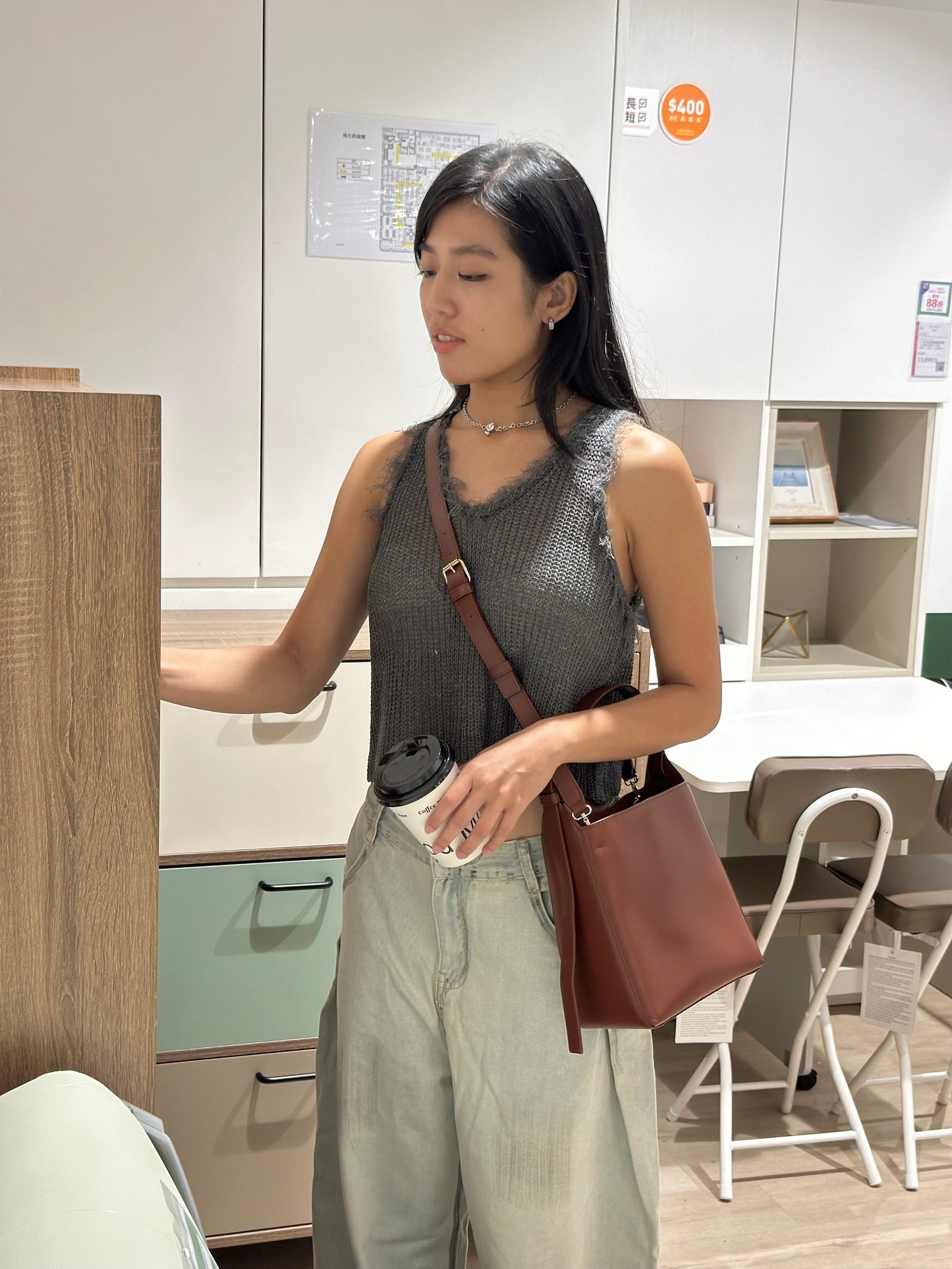 A.P.C. Virginie Bucket Bag 水桶袋 [SMALL]［復古啡最後一個現貨優惠中!]