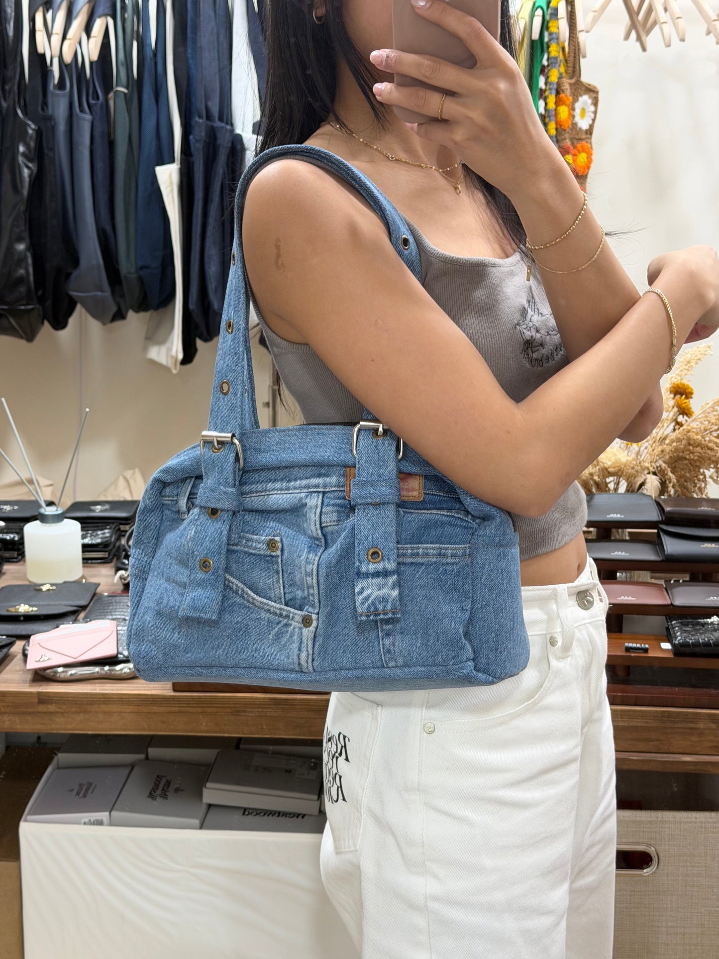 Thailand Remade Vintage Shoulder Bag [Polo款$199🌴獨一無二每款只有1個]
