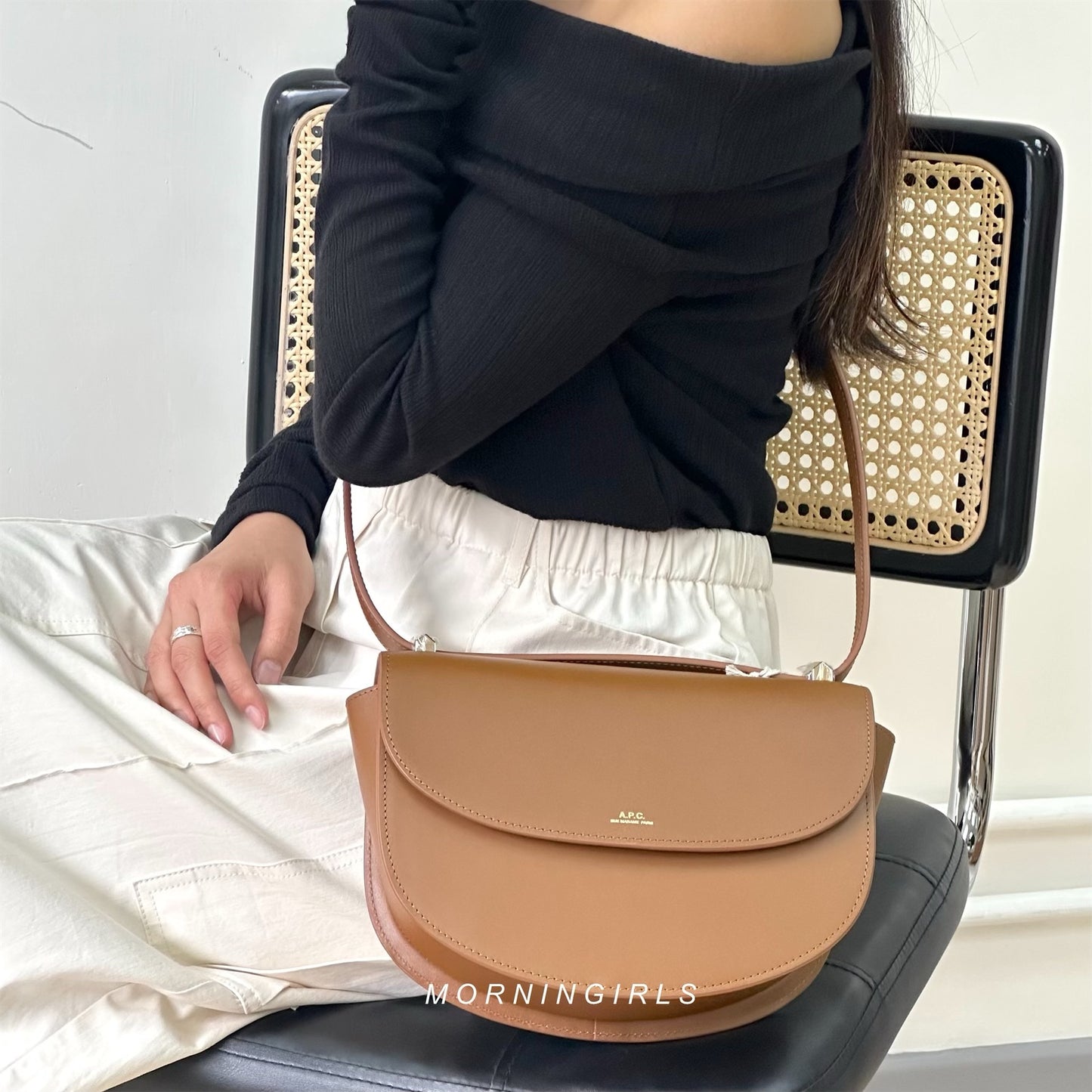 A.P.C. Geneve Bag 馬鞍包 [REGULAR] [復古啡優惠現貨中]