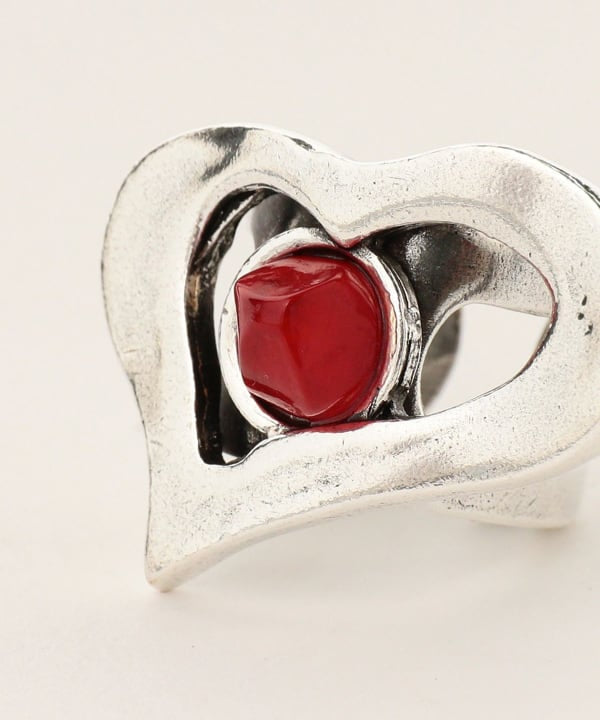 Otro Accesorio 西班牙手工飾物 - Heart Crystal Ring [NEW ITEM!店主自留大推薦! 可自行調節大小]