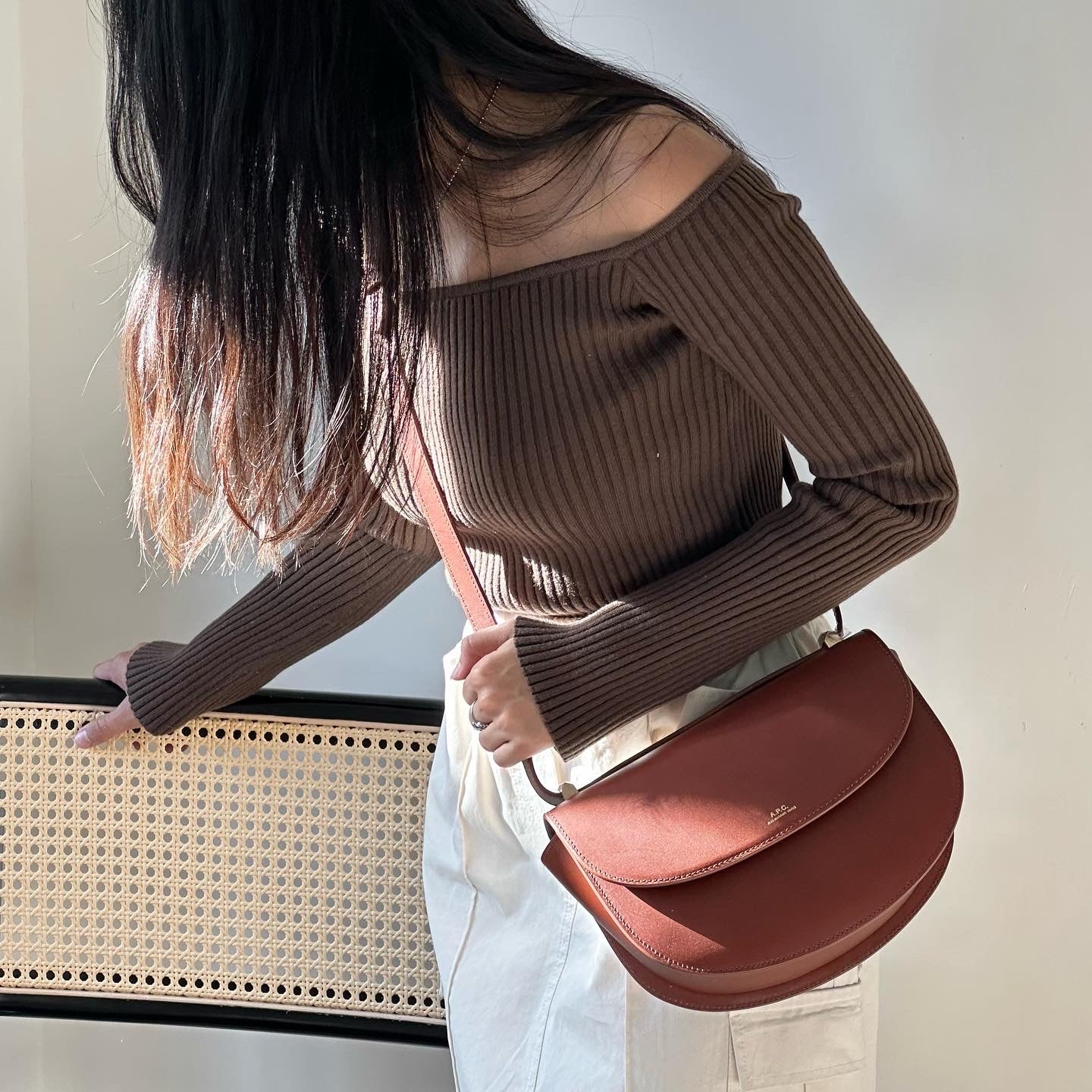 A.P.C. Geneve Bag 馬鞍包 [REGULAR] [復古啡優惠現貨中]