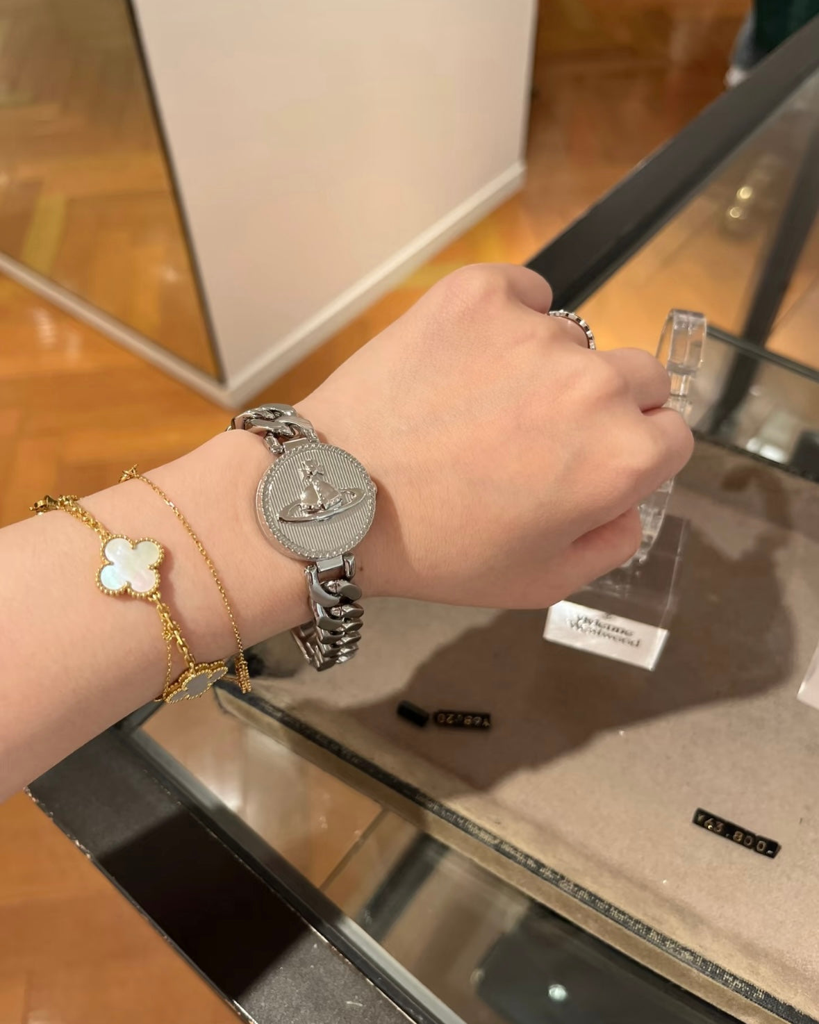 Vivienne Westwood Orb Button Watch 滑蓋手錶 [古巴鏈Vintage復古感 歐洲全斷貨最後一批12月中到]