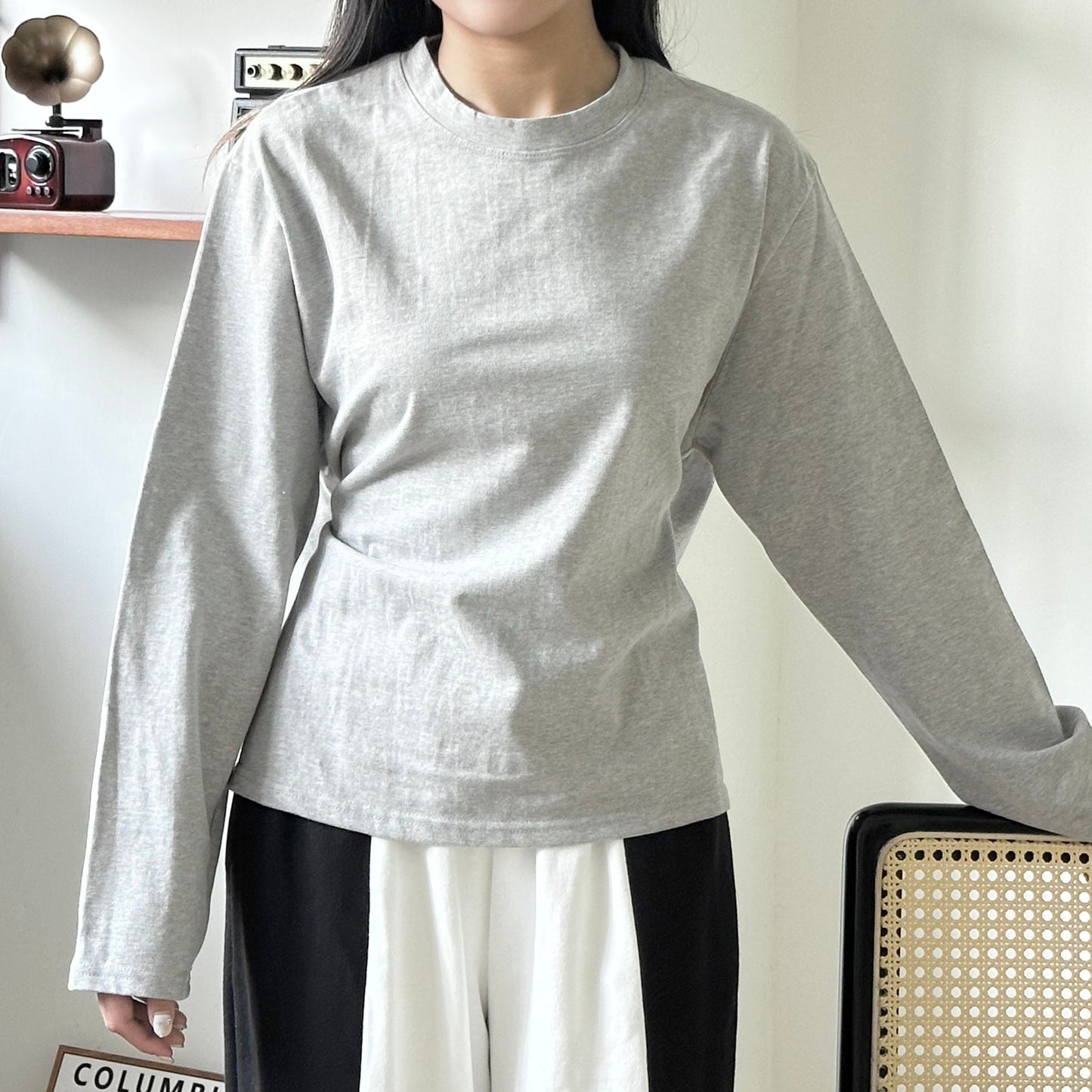 後開叉寬鬆BASIC TEE [門市搬遷清貨限時優惠$99!]