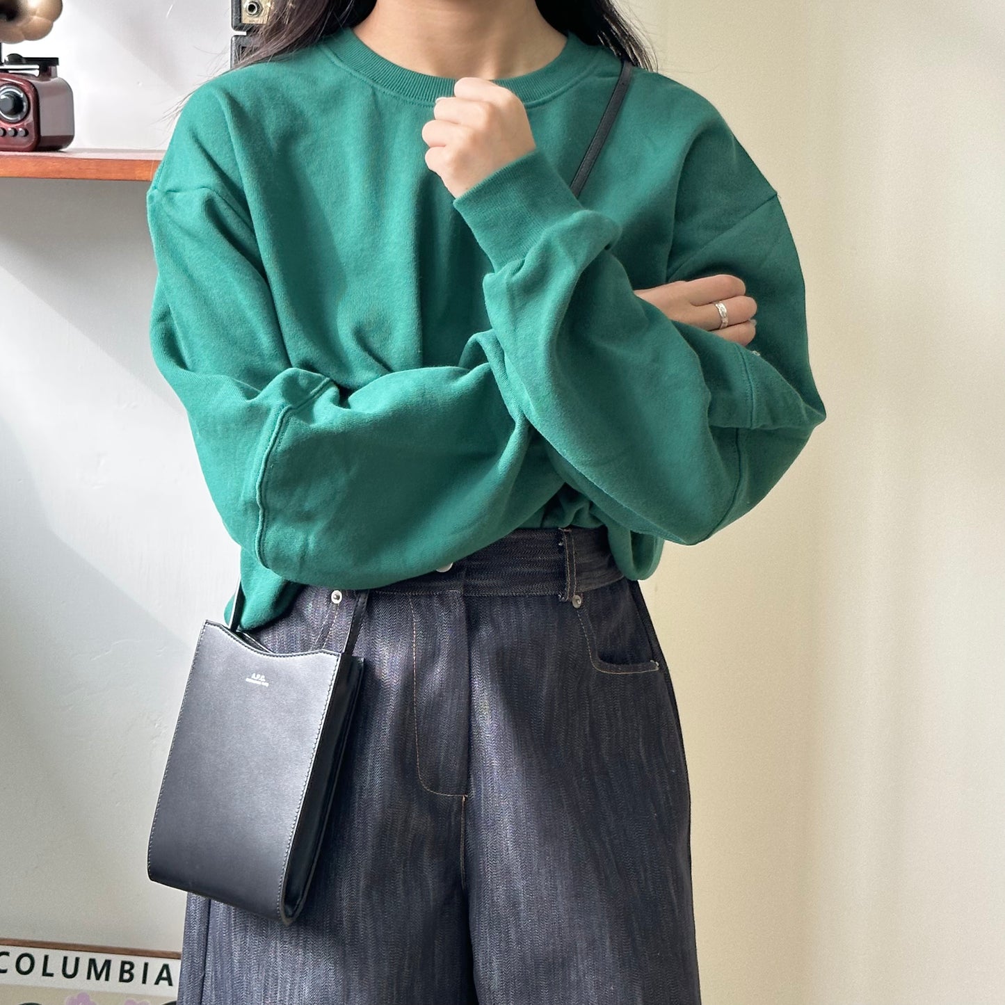 Basic Cropped Sweatshirt 4色入 微寬鬆 超抵!! 售完不補 [門市搬遷清貨限時優惠$69!]