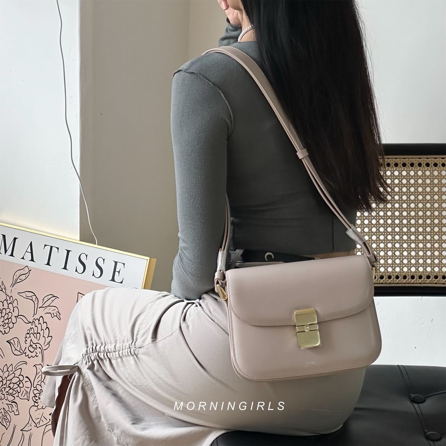 A.P.C. Grace Bag [經典金扣 SMALL]［深啡猄皮美德拉風限定上架］