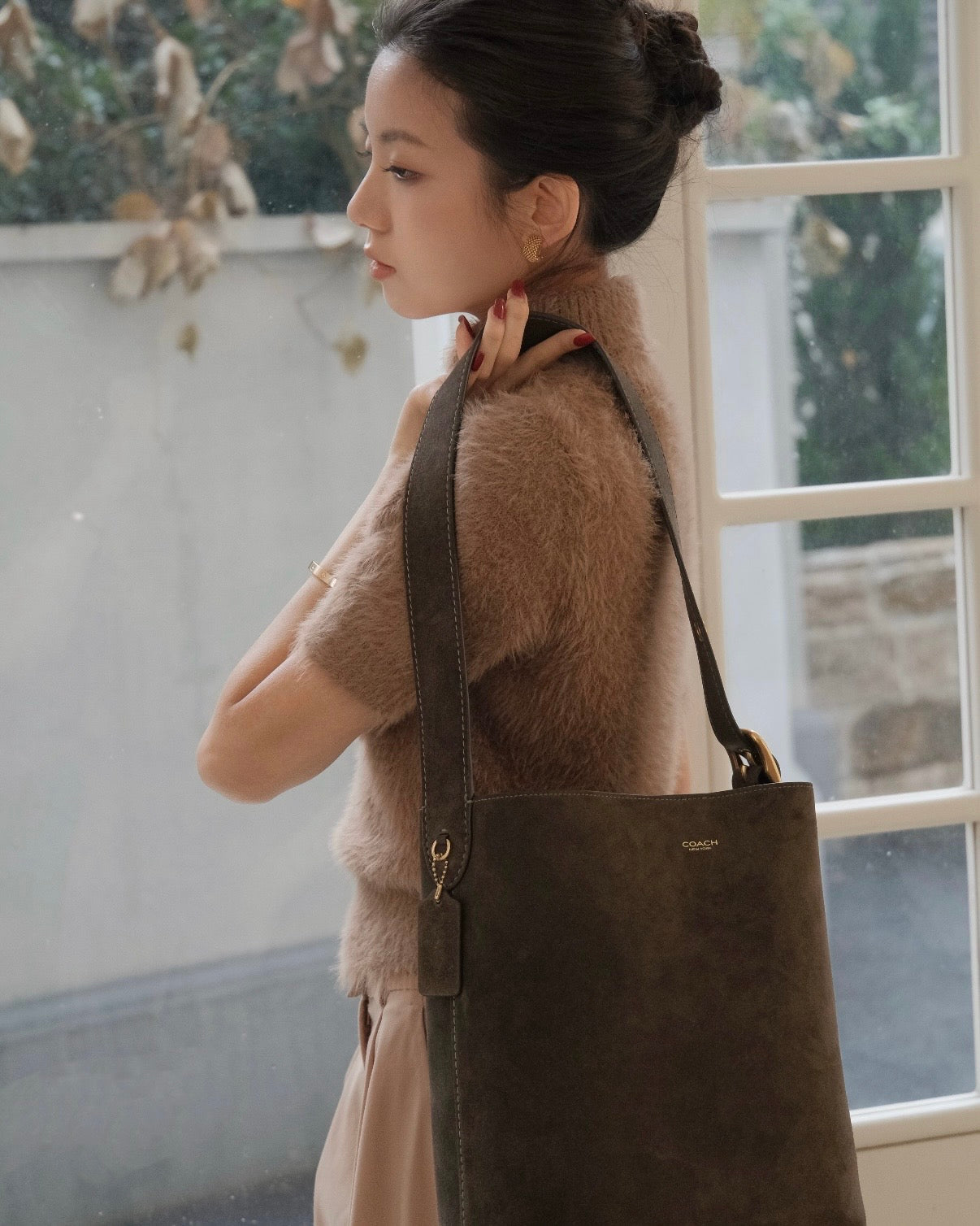 Coach Bleecker Bucket Bag 水桶袋［橄欖綠優惠中大尺寸可放iPad］