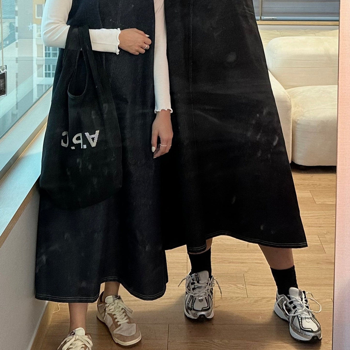 明線牛仔背心OPS 2色入 [門市搬遷清貨限時優惠$199!]