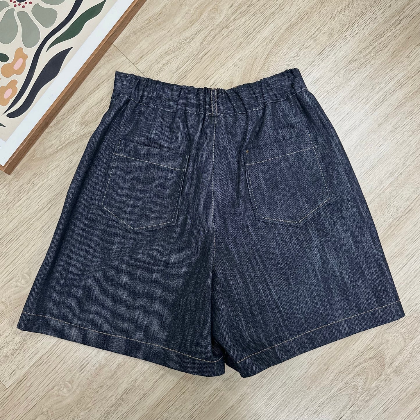 Non-Fade Denim Shorts