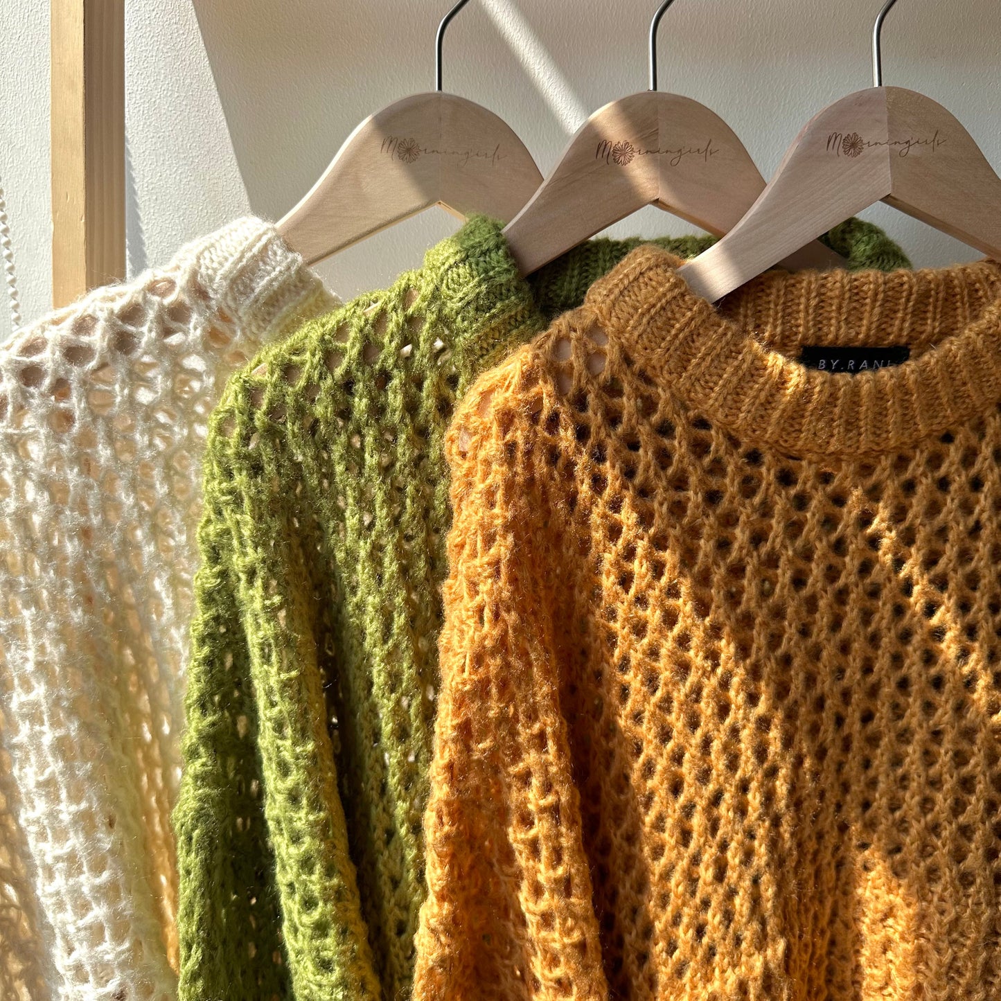 OVERSIZE 洞洞毛衣 3色入 [超熱賣!!]  [門市搬遷清貨限時優惠$169!]