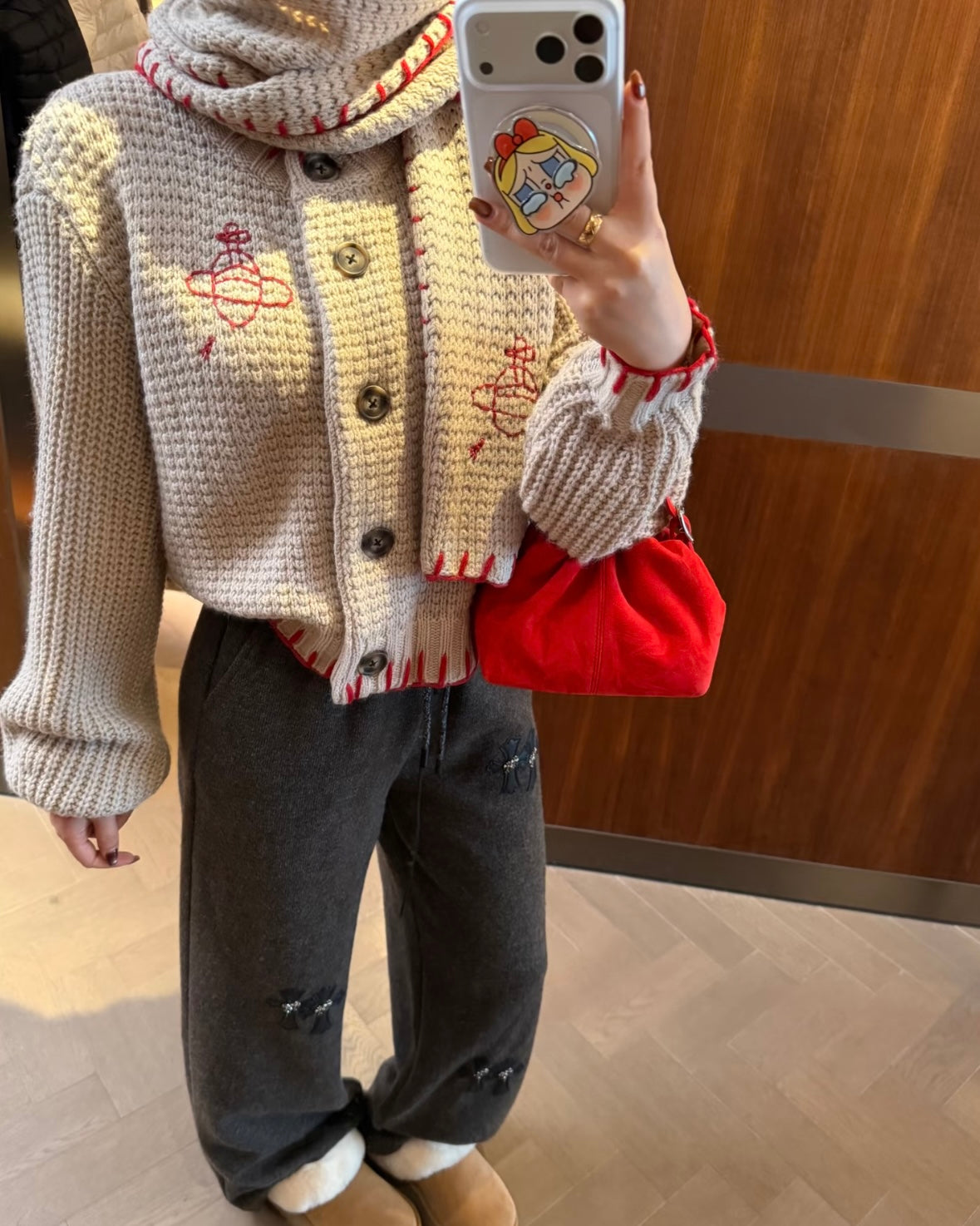 Vivienne Westwood 2025最新日本限定 毛衣連頸巾套裝 [日本直送!]